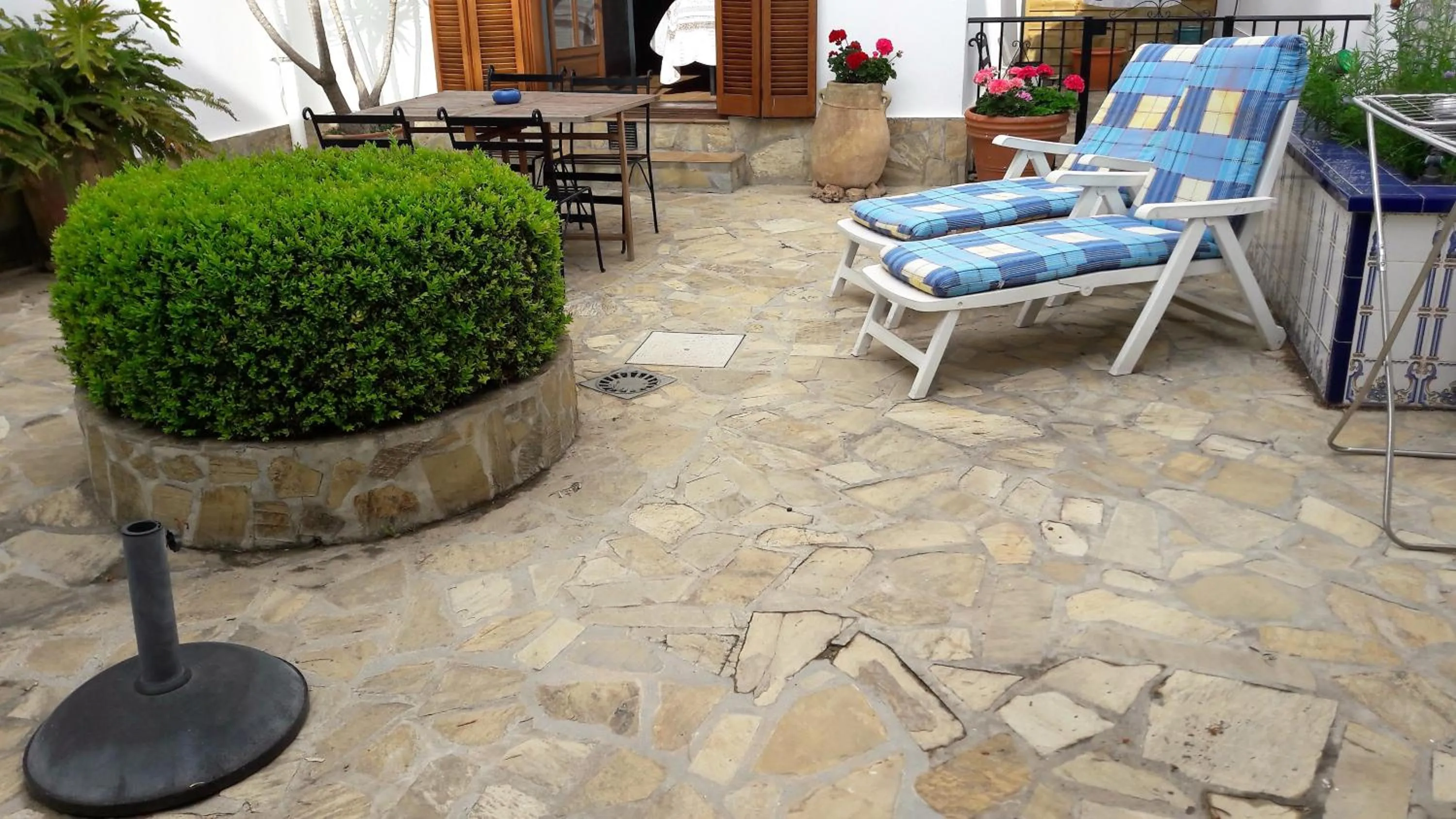 Balcony/Terrace in Casa Roble B&B