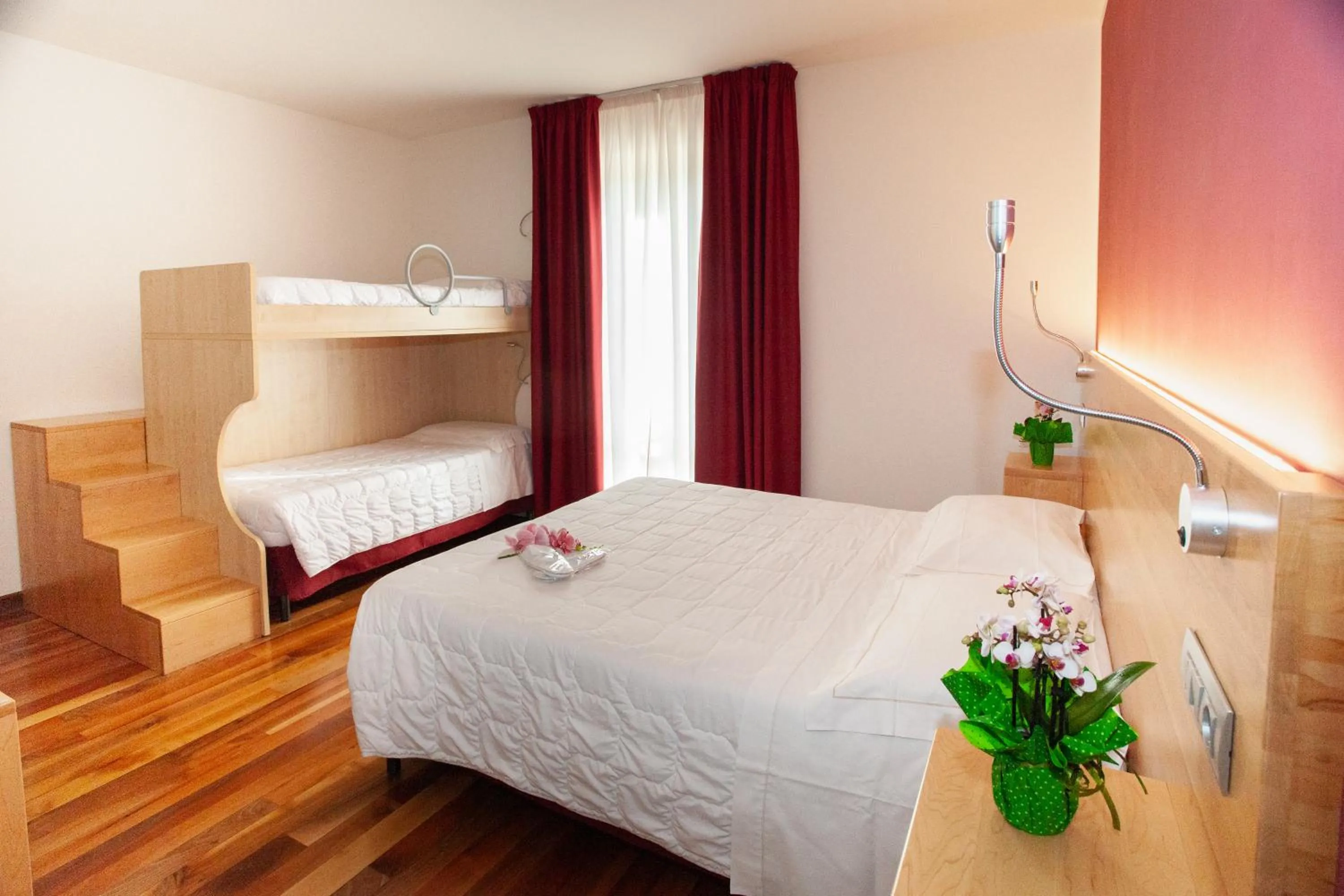 Bed in Hotel Giardino