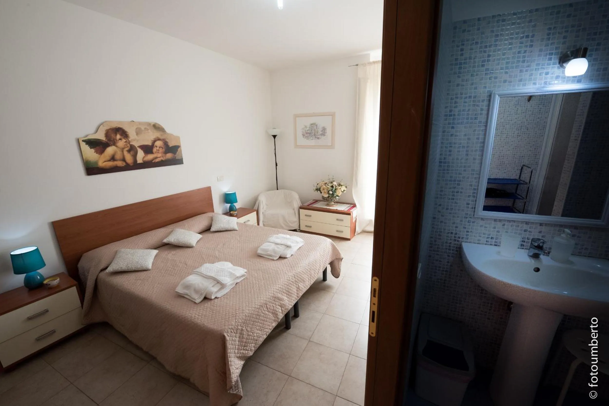 Toilet, Bed in La Rosa Antica