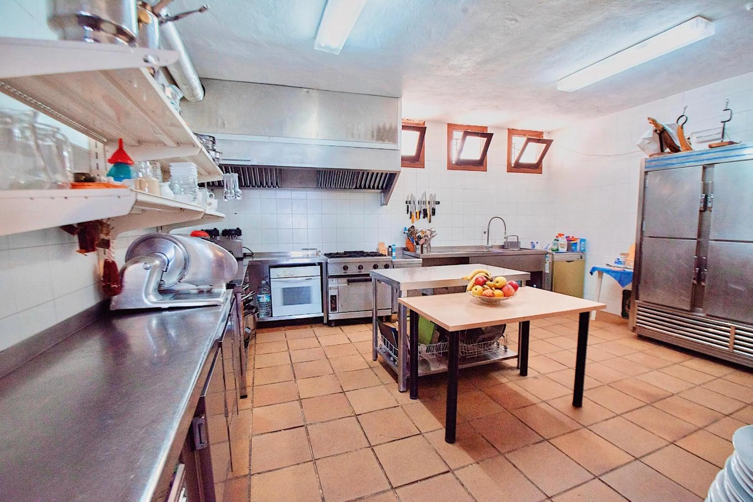 Kitchen or kitchenette in Hotel Almejí