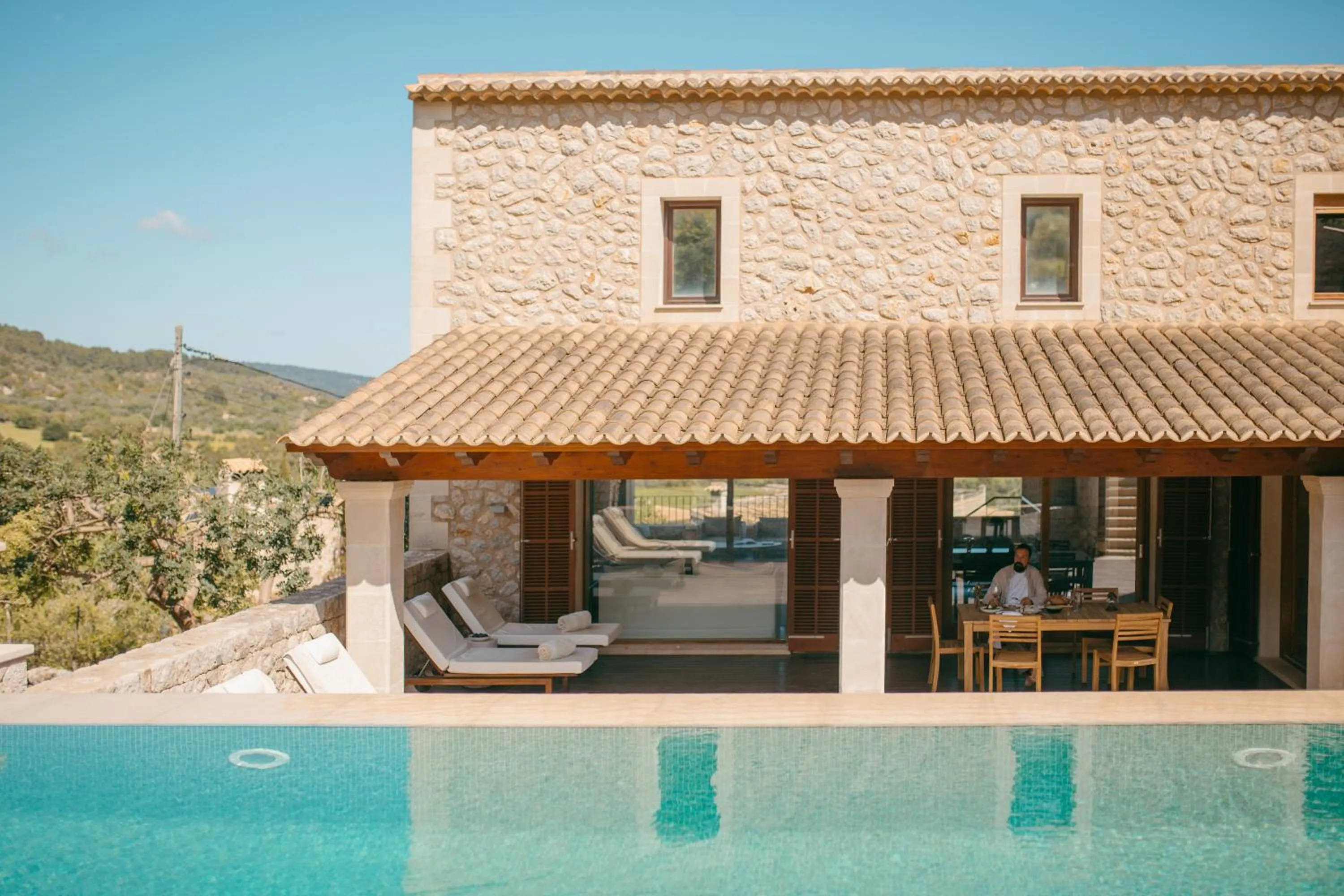 Swimming pool in Ca'n Beneït