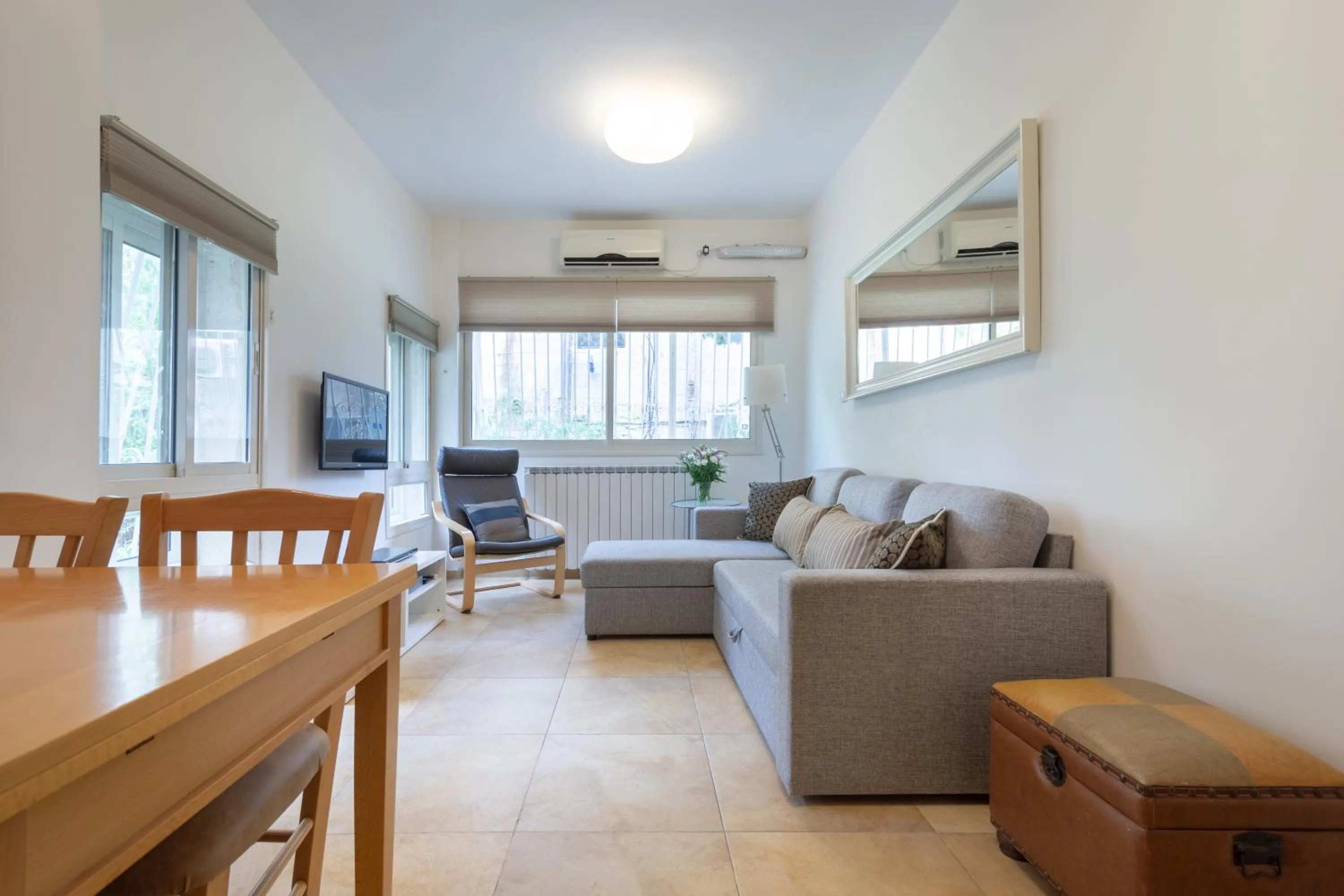 Living room in Colony Suites- Hananya St.