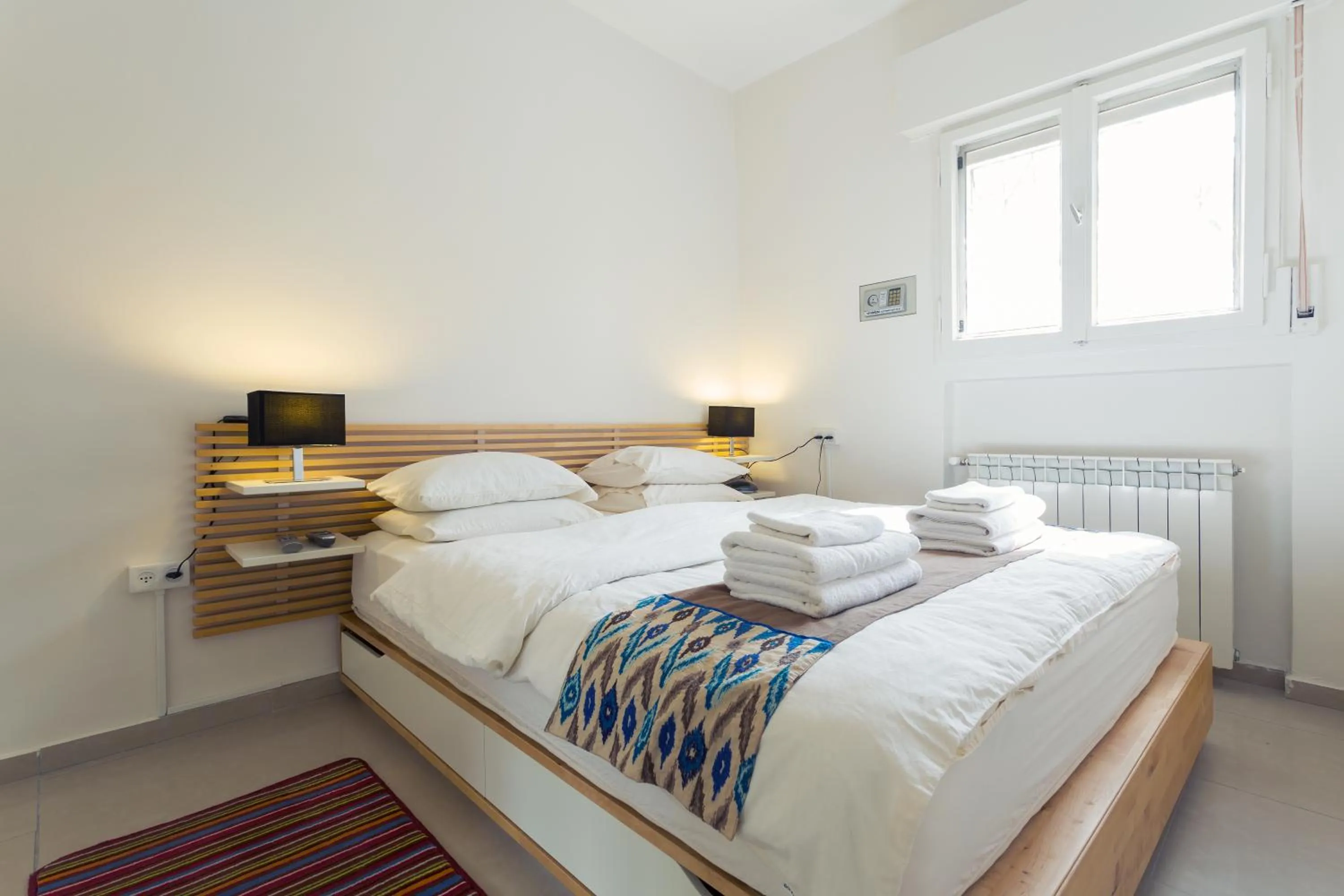 Bedroom, Bed in Colony Suites- Hananya St.