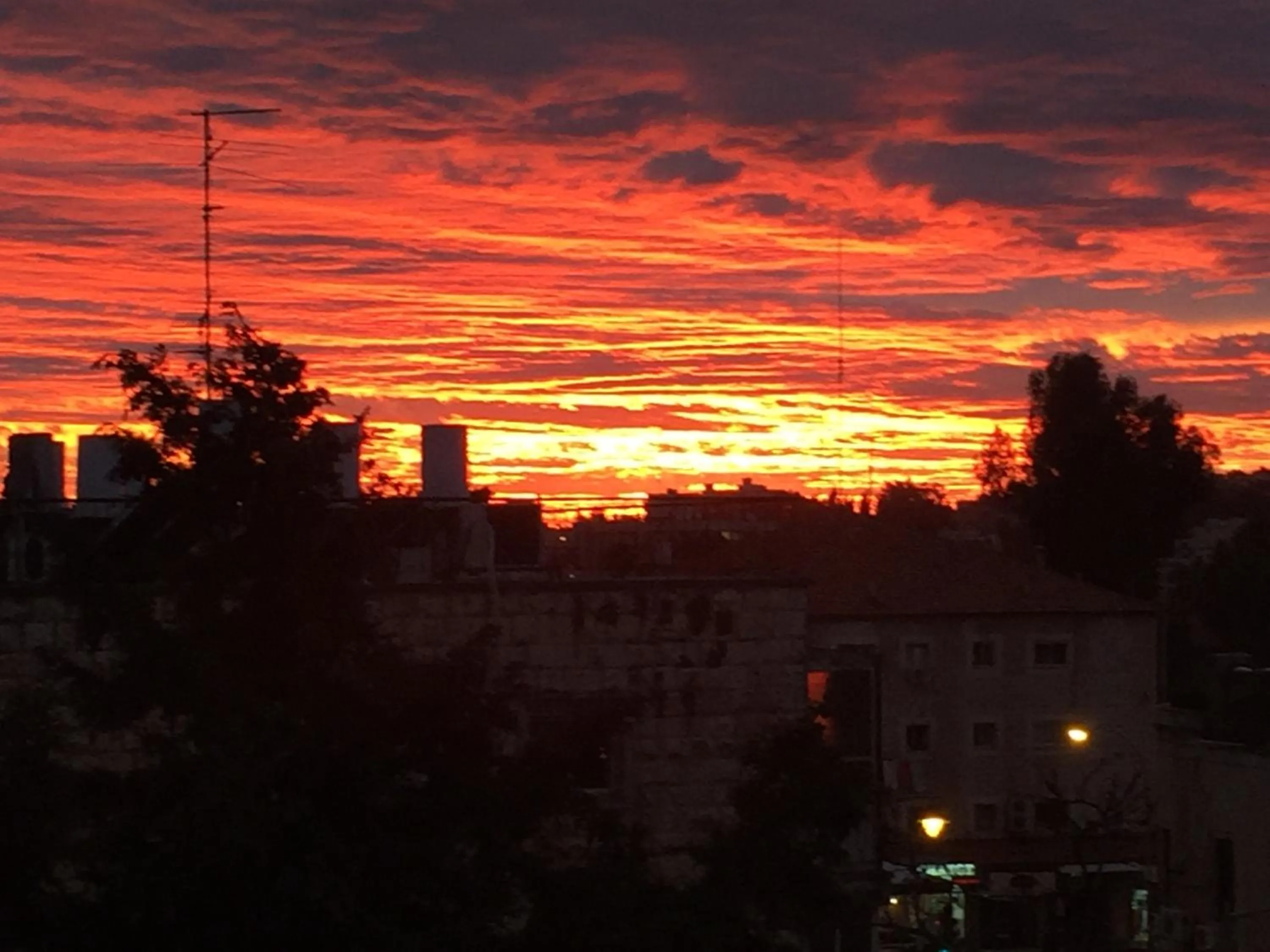 Sunset in Colony Suites- Hananya St.