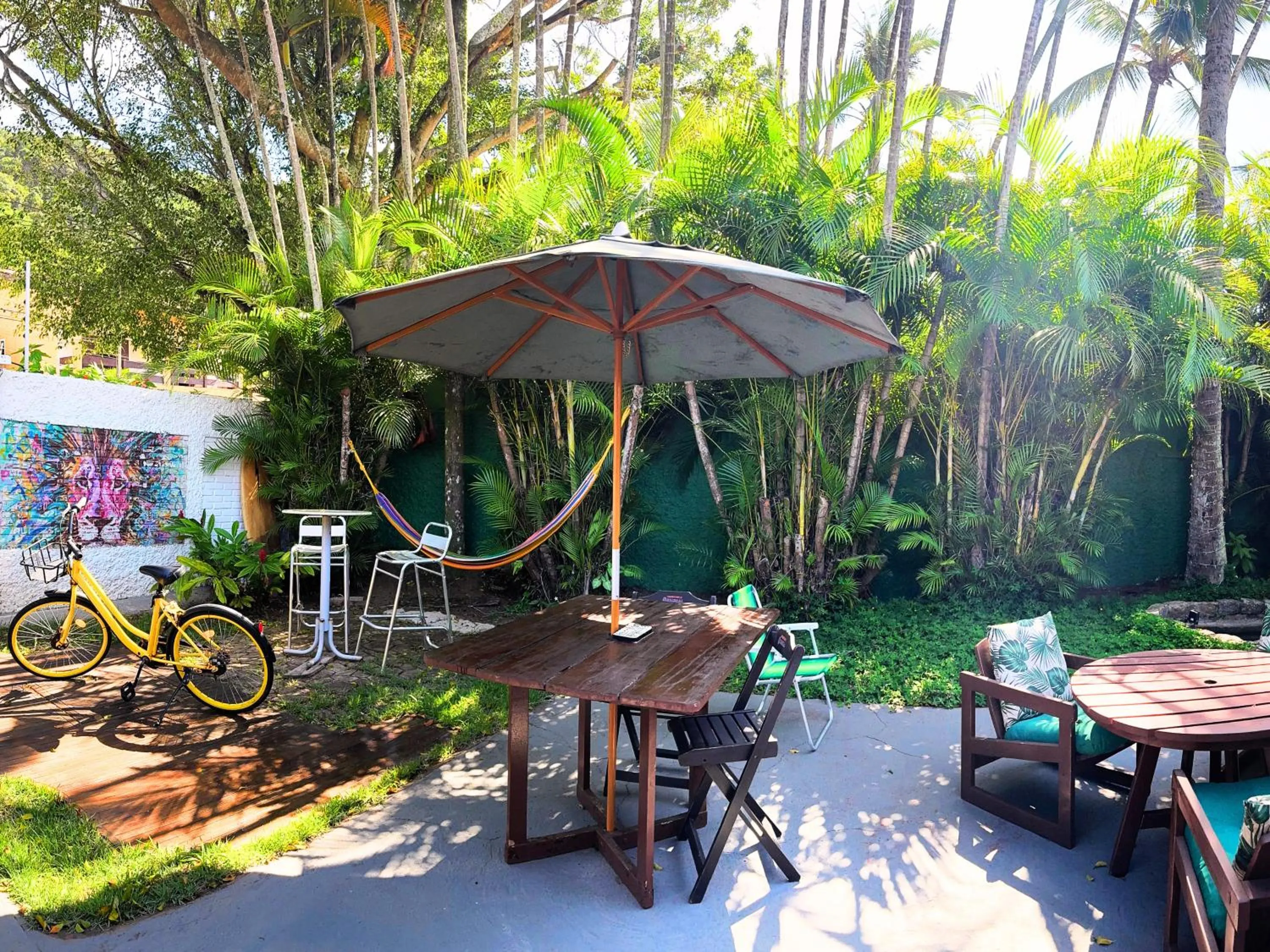 Patio in Tombo Beach Yoga Bem-estar