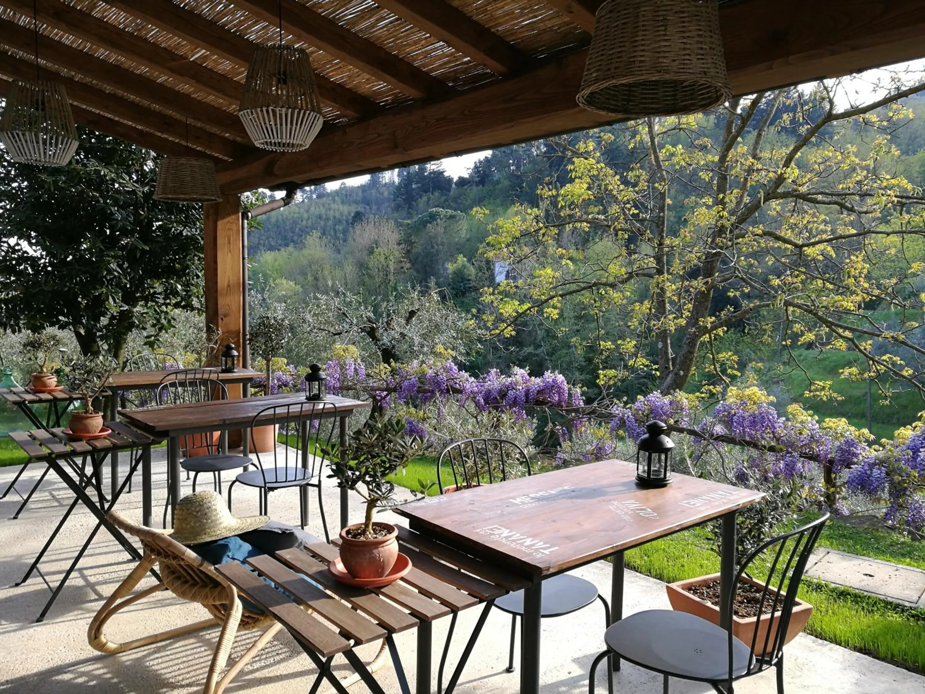 Balcony/Terrace in Agriturismo Tananei