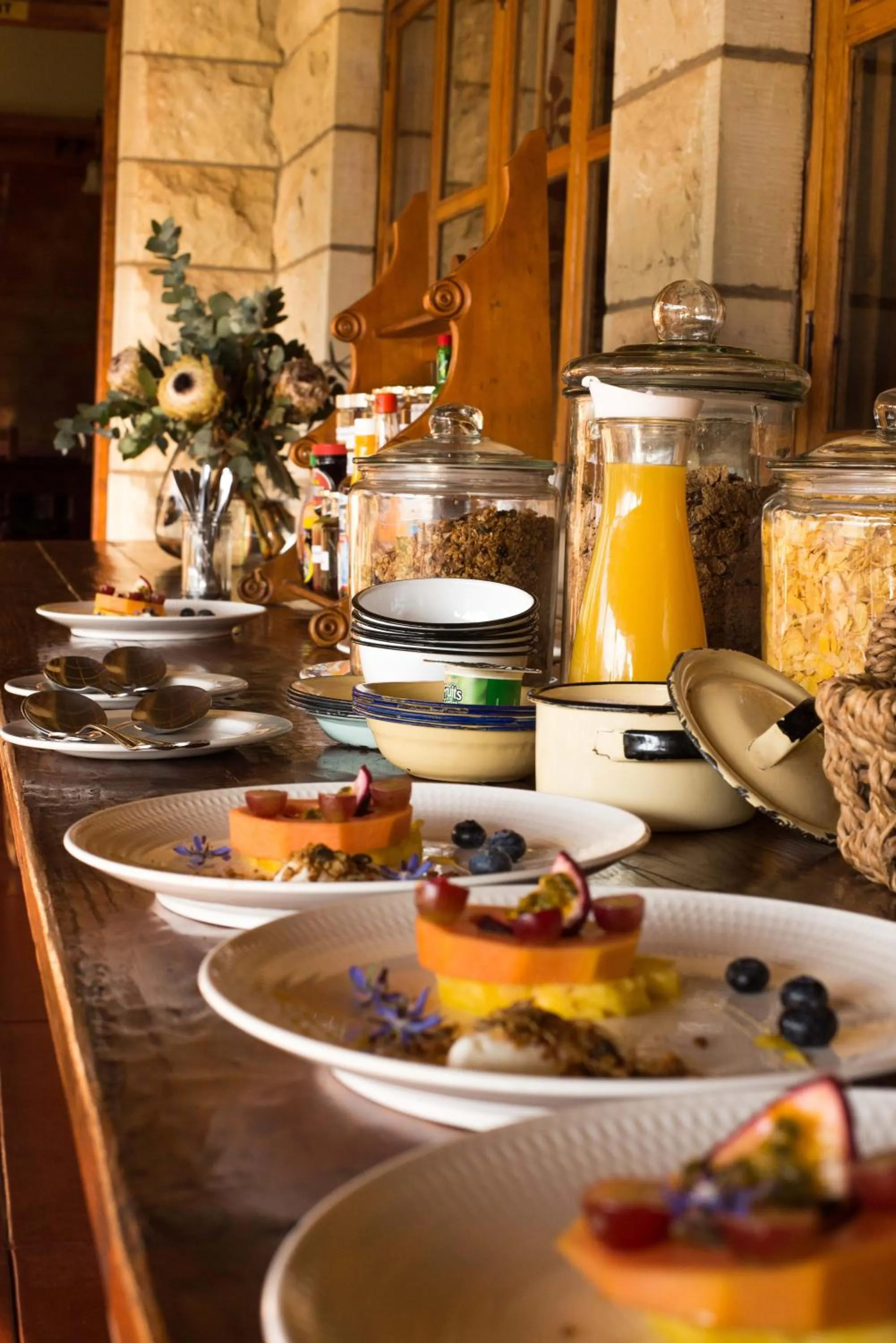 Breakfast in Moolmanshoek Private Game Reserve