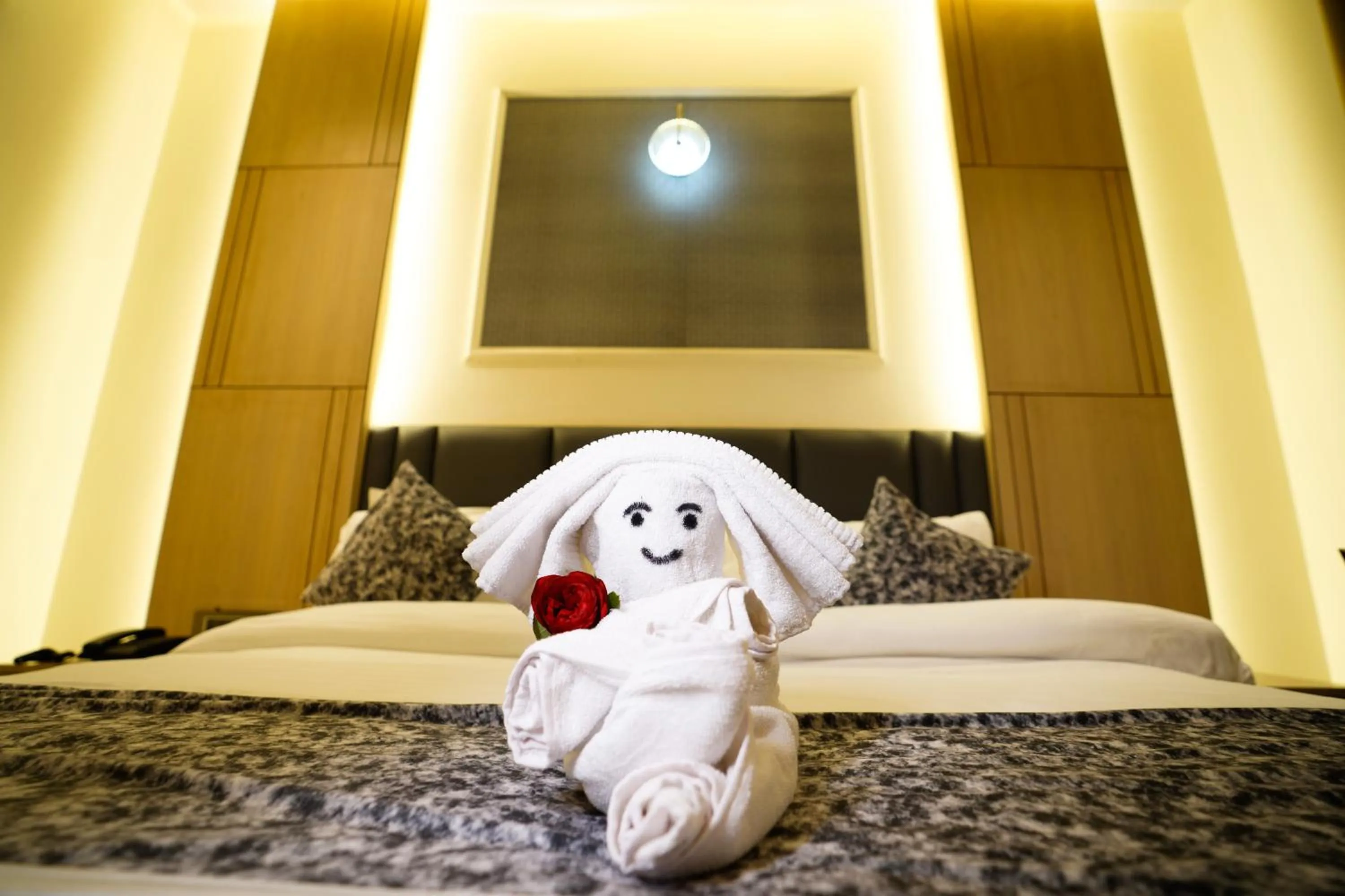 Bed in Hotel Casa Royale