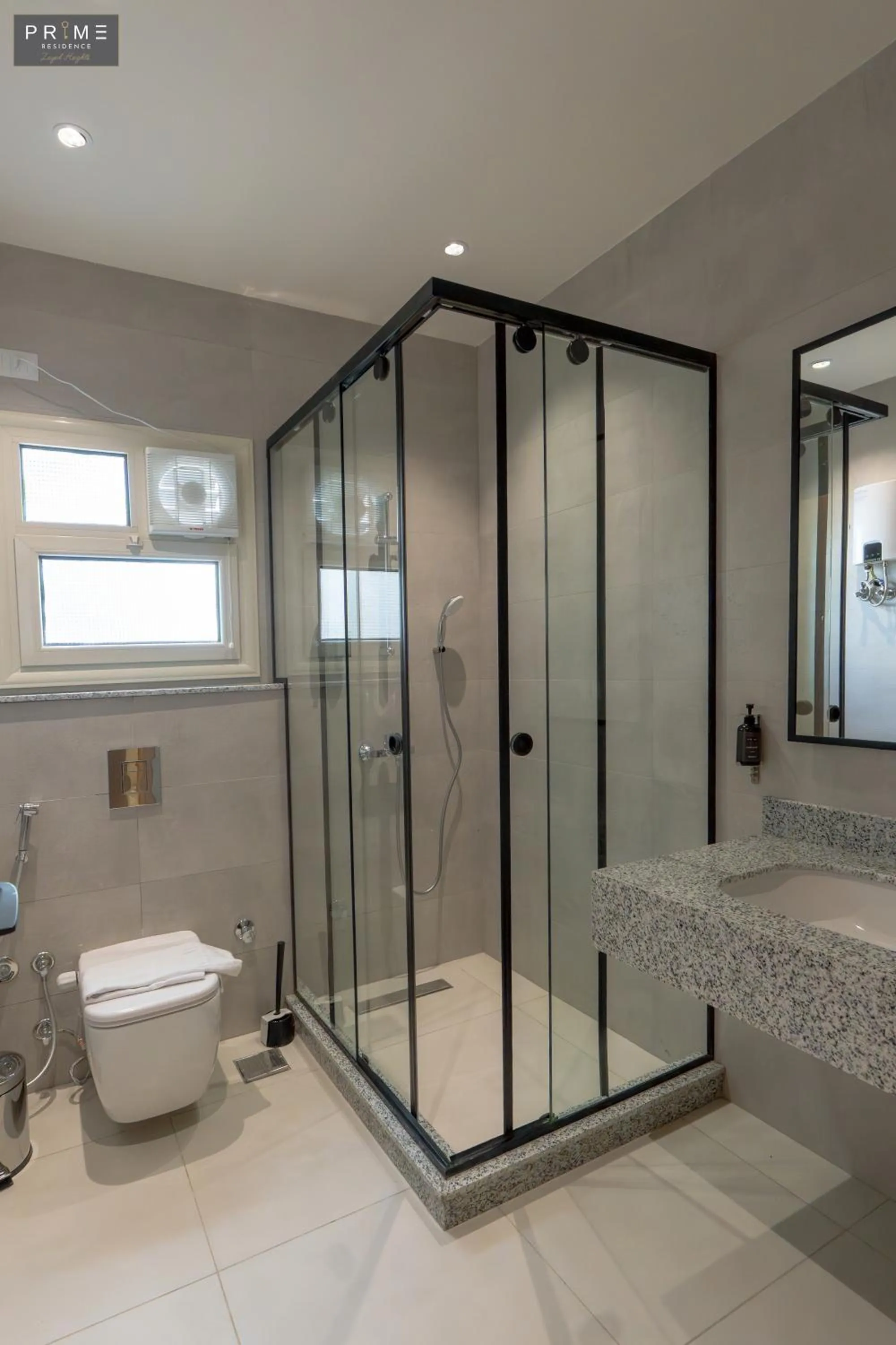 Shower in Prime Residence Zayed Heights