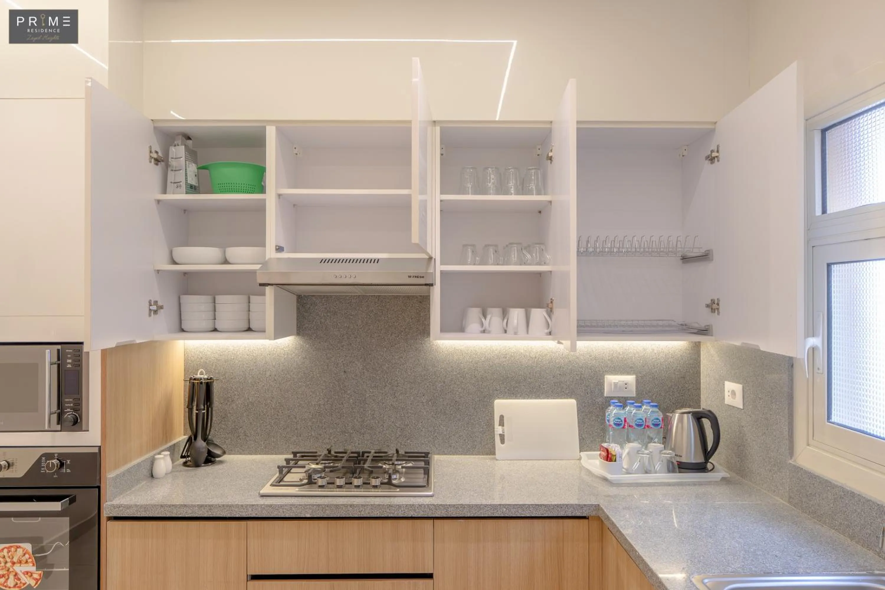 Kitchen or kitchenette in Prime Residence Zayed Heights