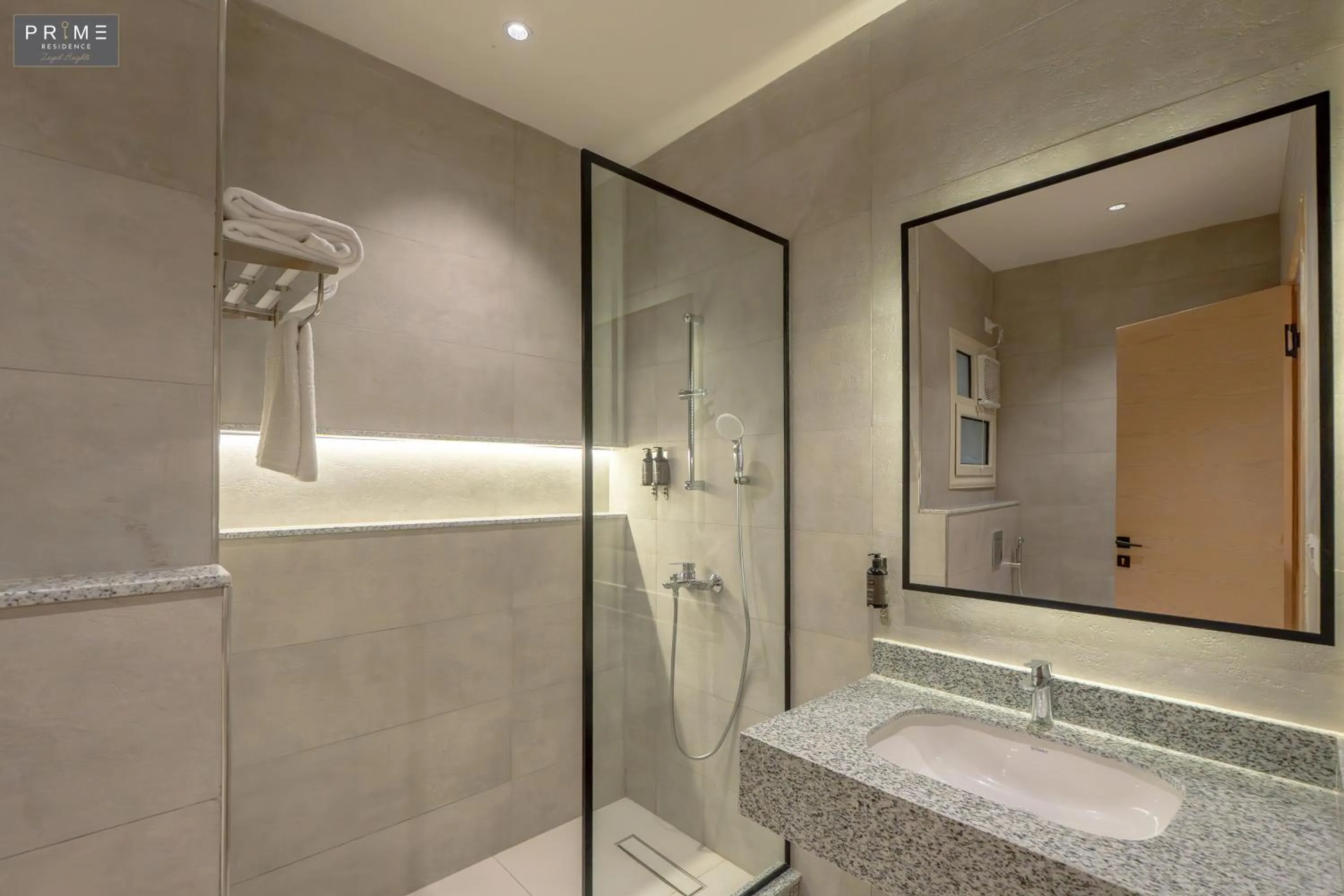 Shower in Prime Residence Zayed Heights