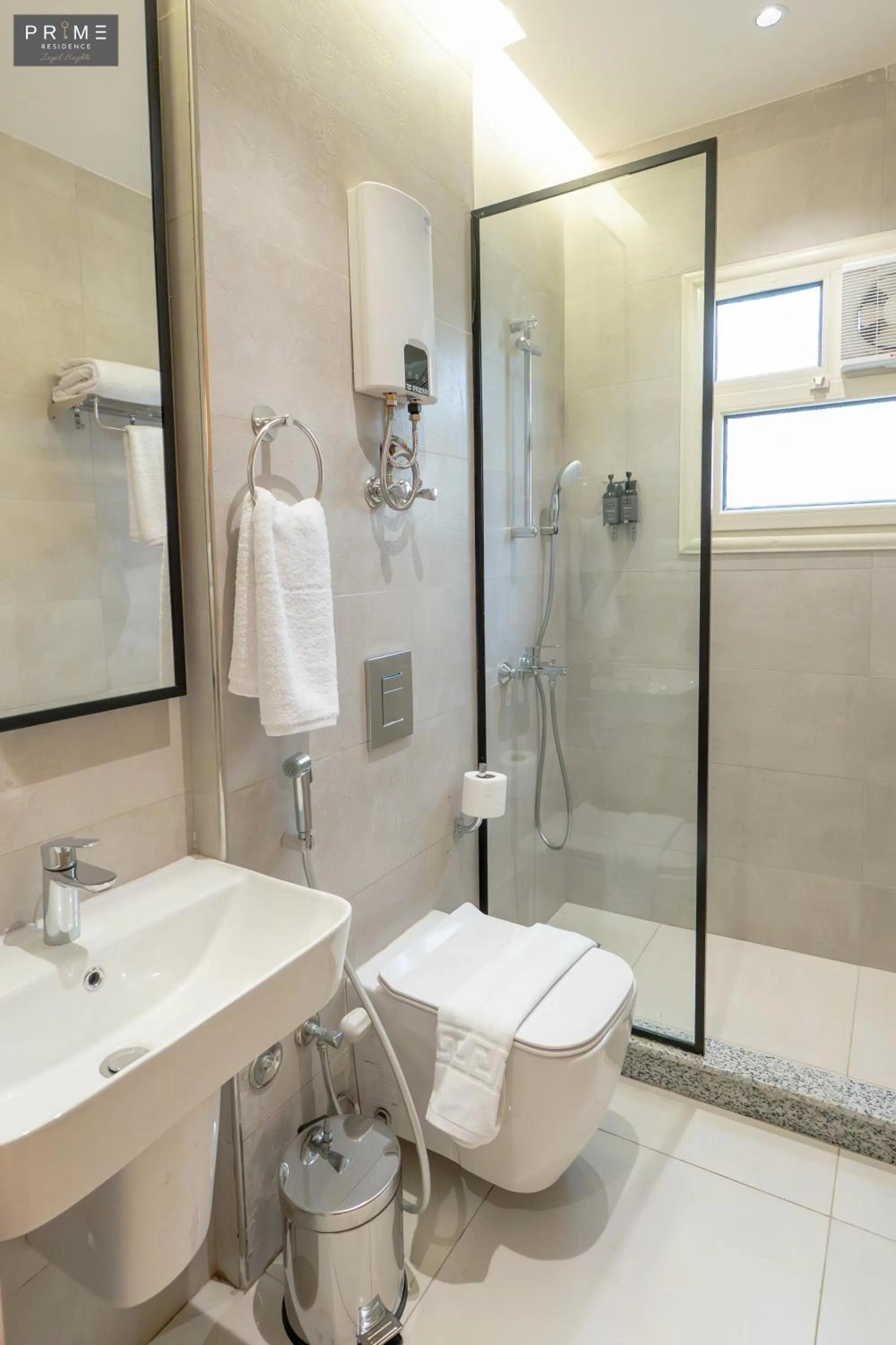 Shower in Prime Residence Zayed Heights