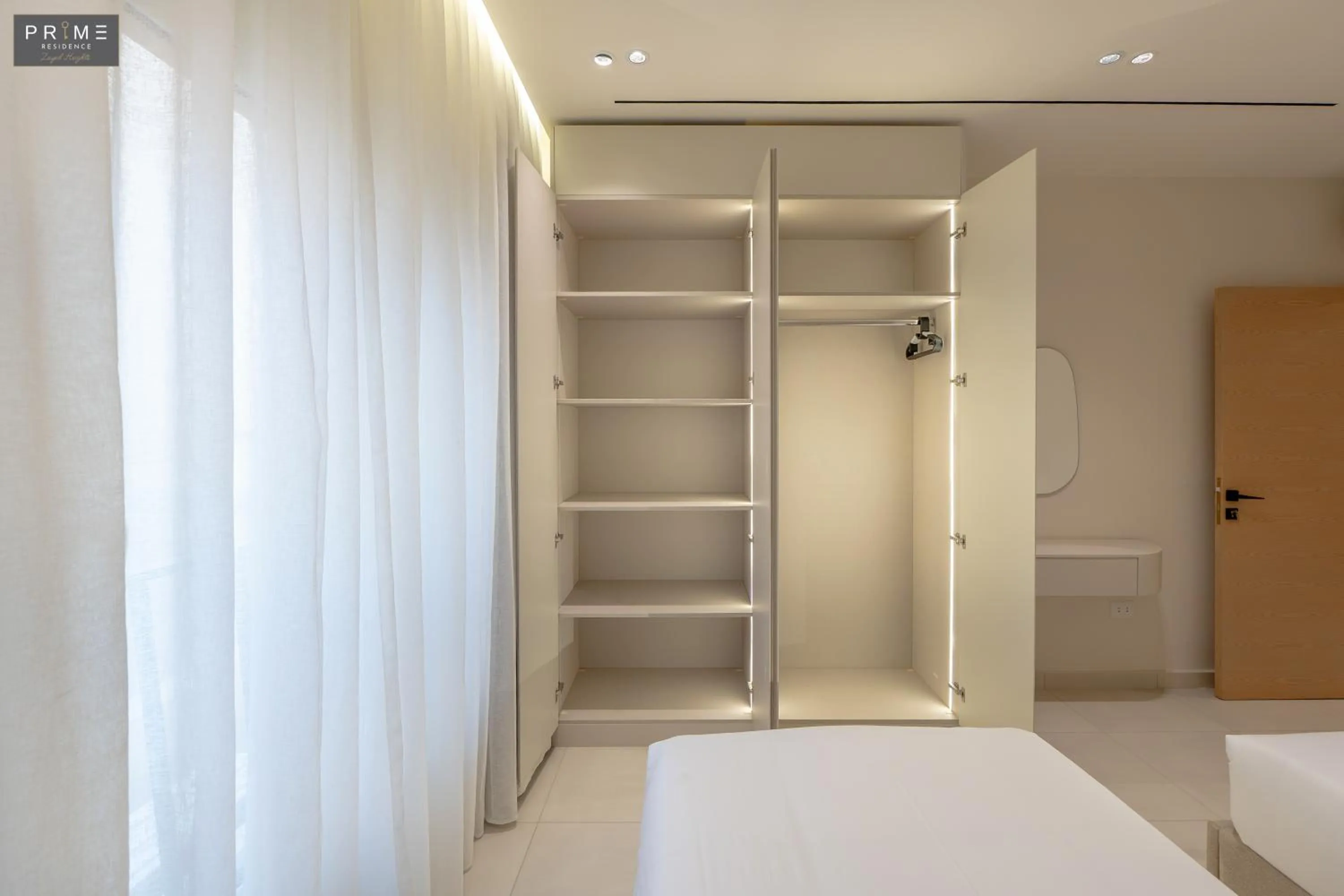 Bedroom, Bed in Prime Residence Zayed Heights