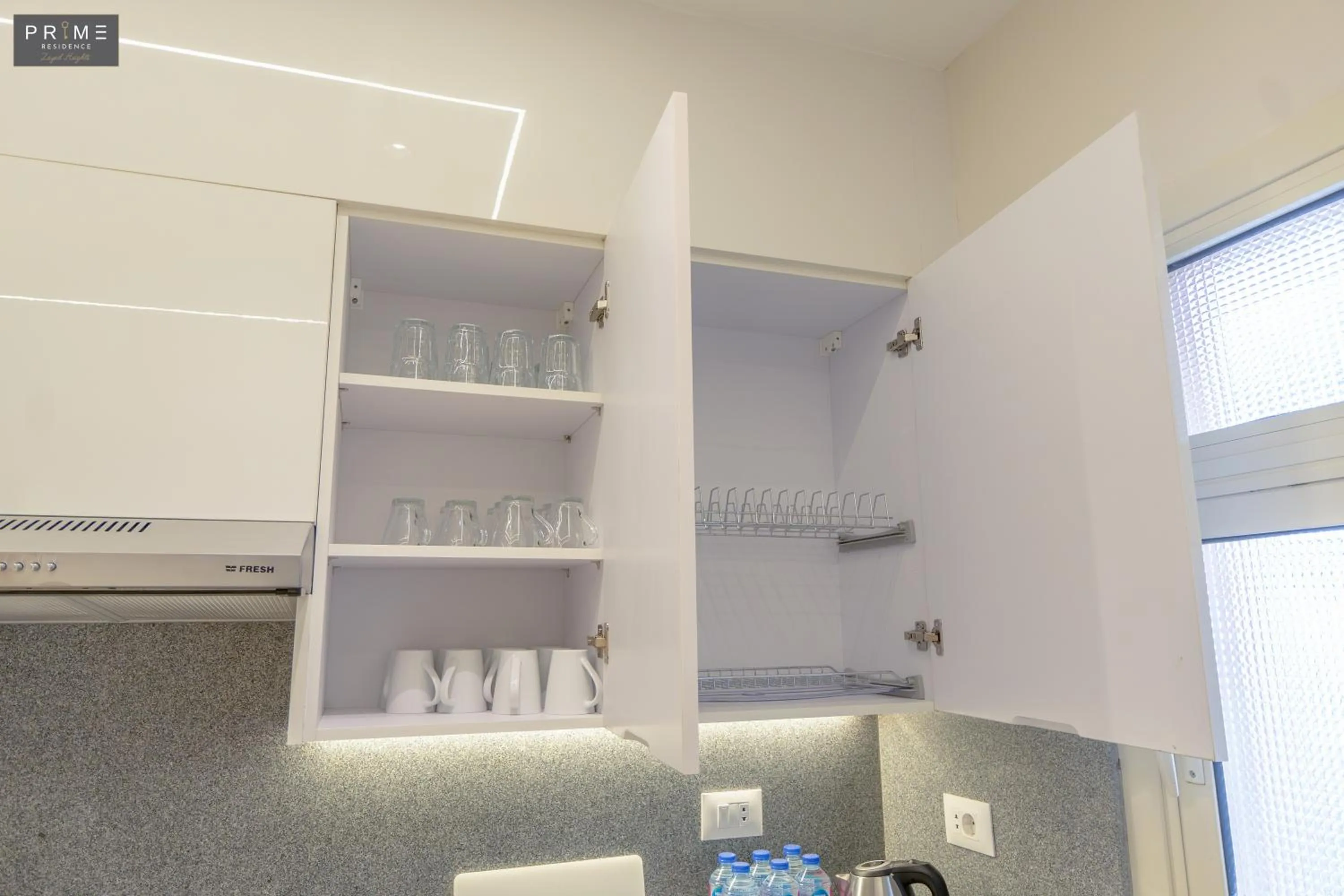 Kitchen or kitchenette in Prime Residence Zayed Heights