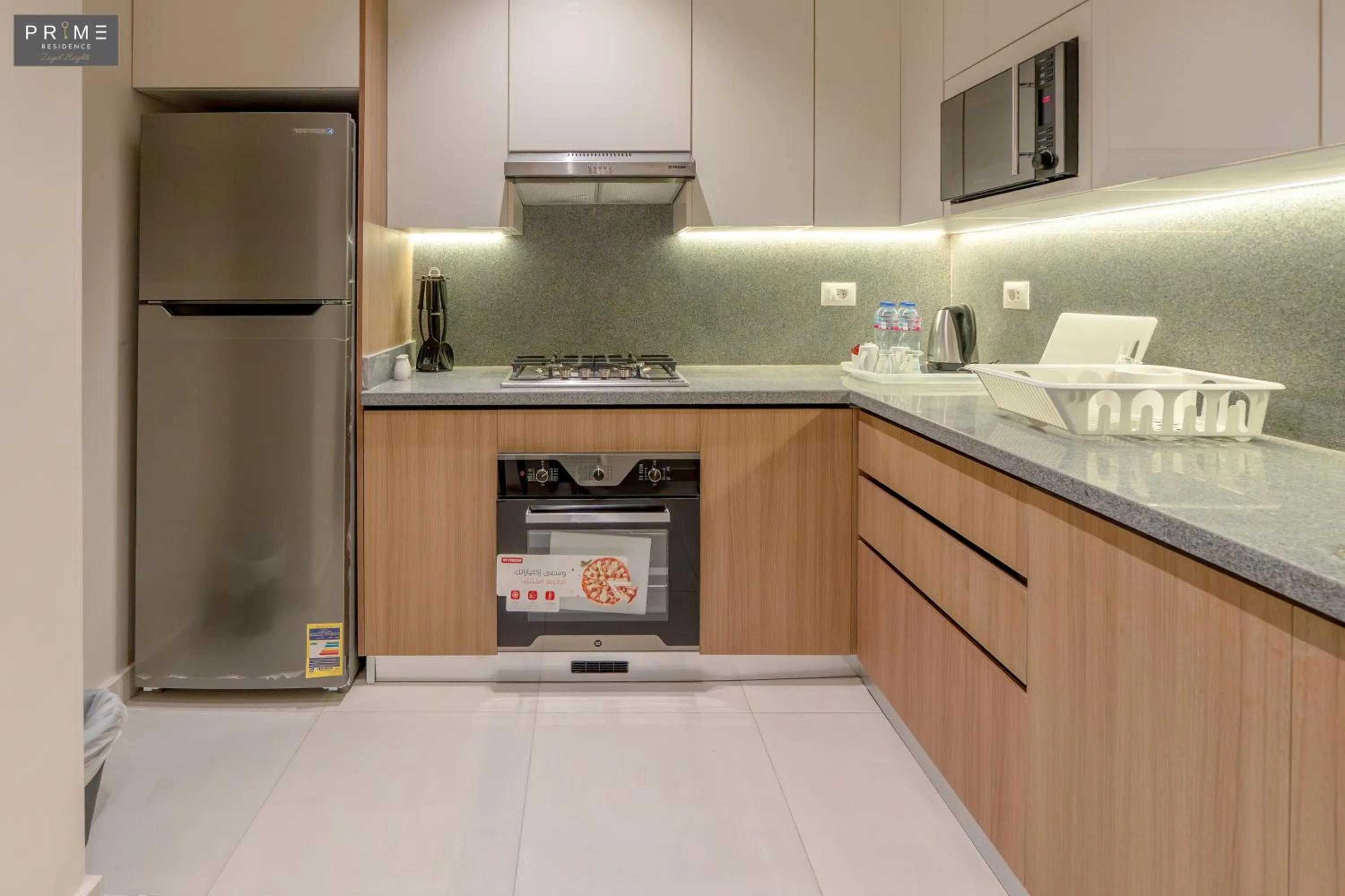 Kitchen or kitchenette in Prime Residence Zayed Heights