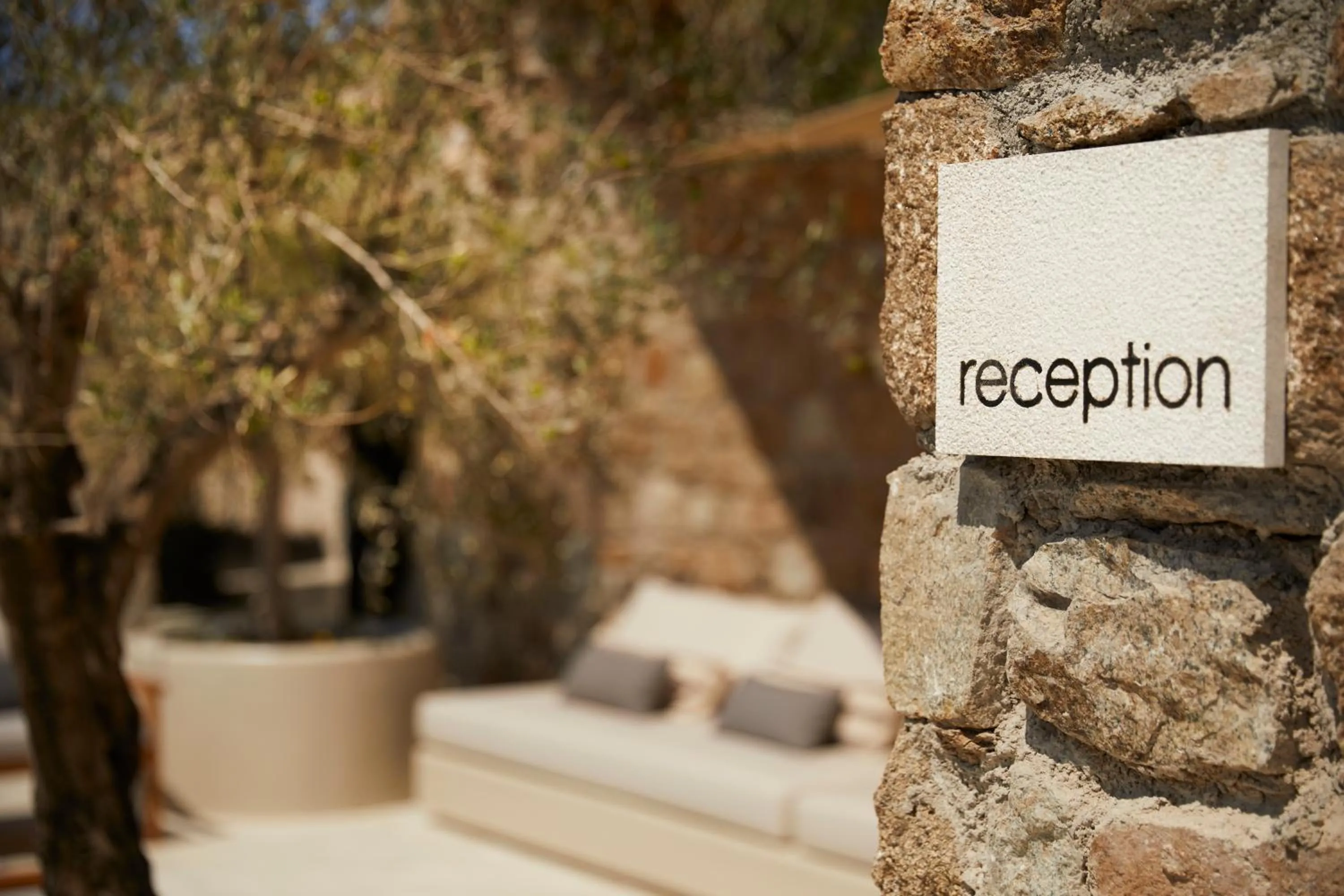 Lobby or reception in Hotiday Mykonos Fanari