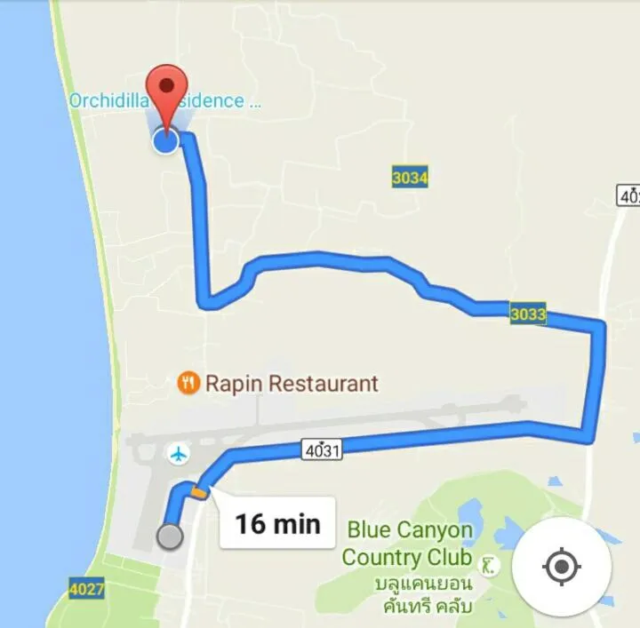 Location in Orchidilla Residence Phuket Mai Khao Beach - SHAPlus