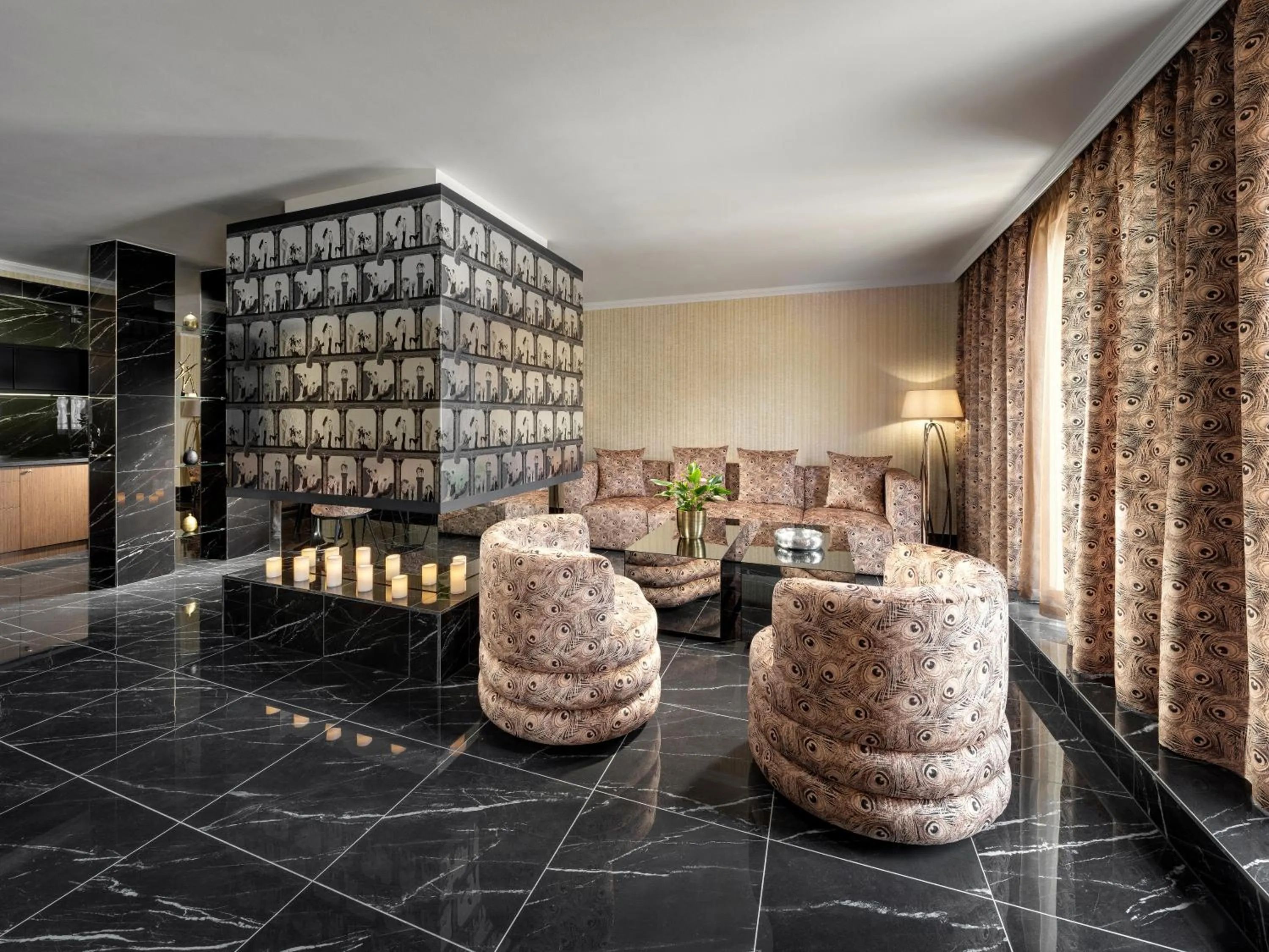 Living room in Mamaison Hotel Chain Bridge Budapest