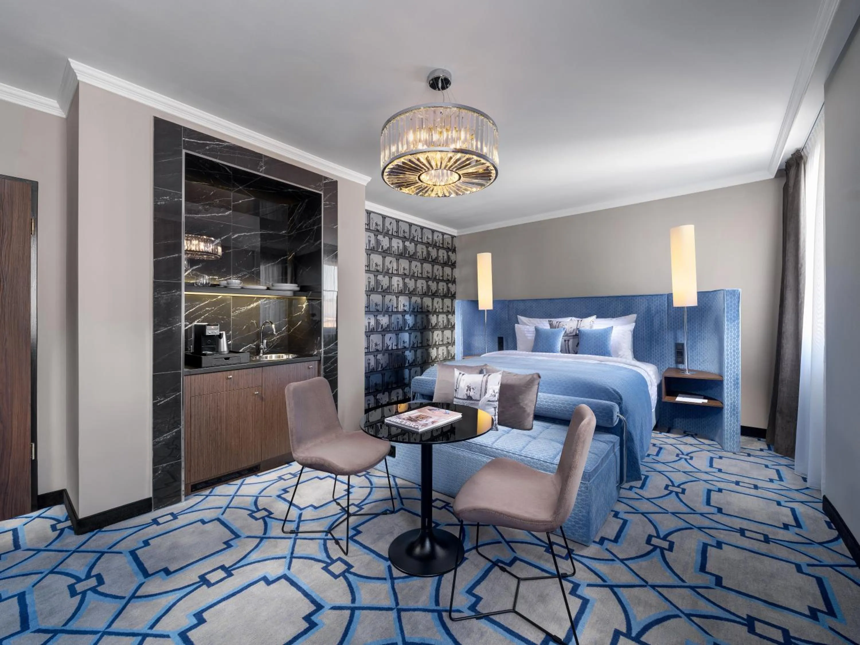 Bedroom in Mamaison Hotel Chain Bridge Budapest