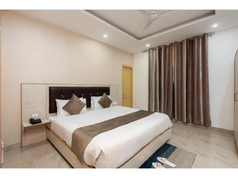 Bed in Hotel Shiva Sanctuary by DLS Hotels, McLeod Ganj