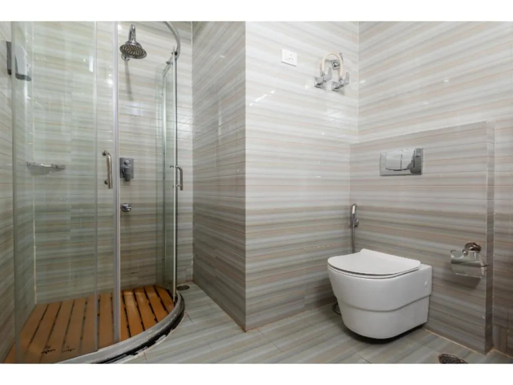 Bathroom in Hotel Shiva Sanctuary by DLS Hotels, McLeod Ganj