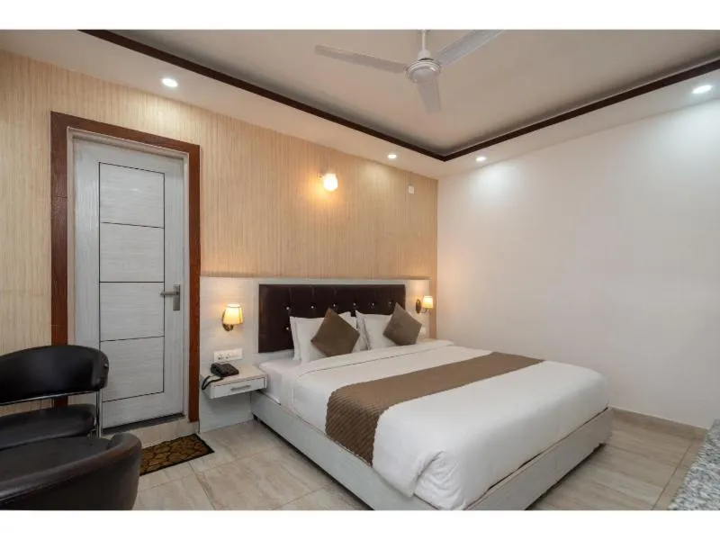 Bed in Hotel Shiva Sanctuary by DLS Hotels, McLeod Ganj