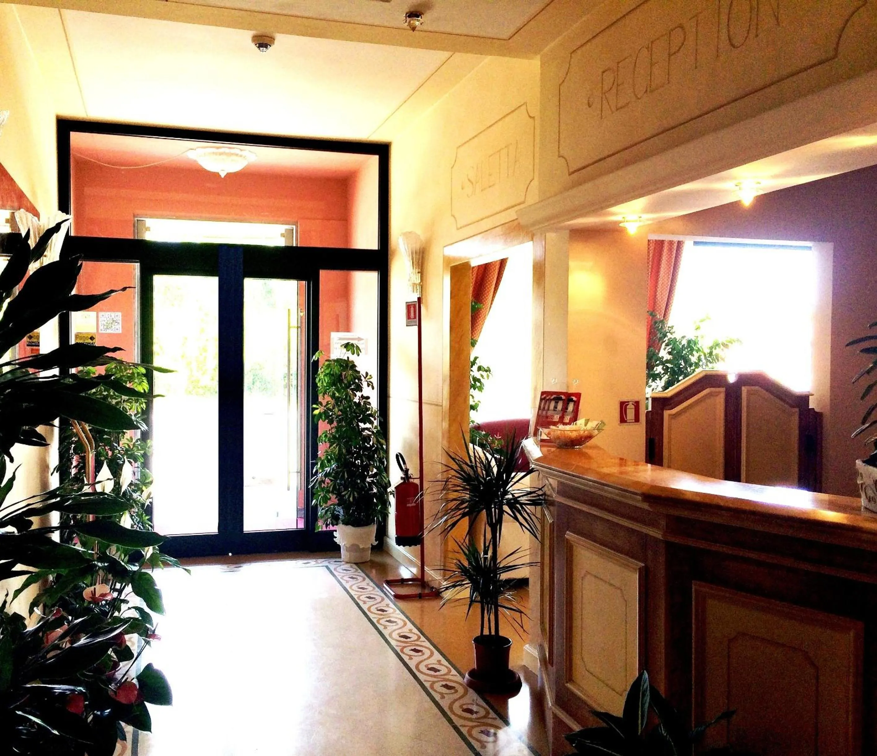 Lobby or reception in Hotel Sextum