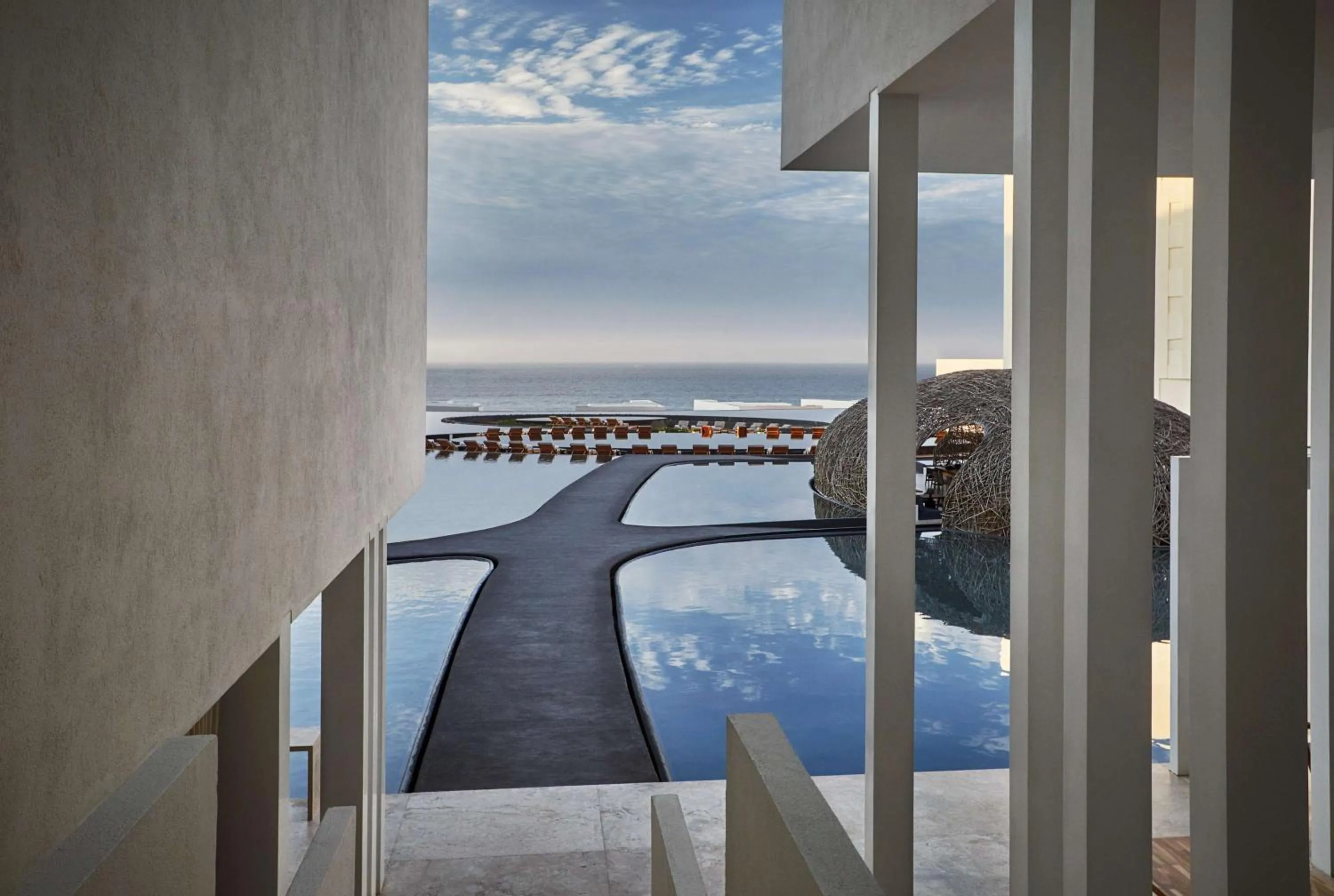 Inner courtyard view in Viceroy Los Cabos