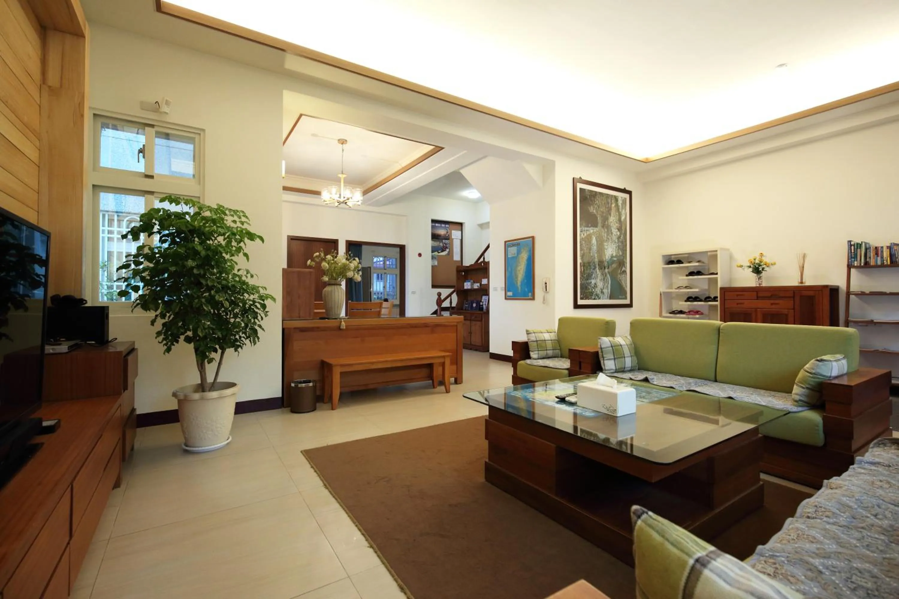 Living room in Normans B&B