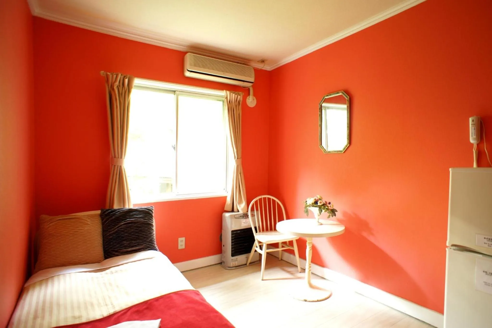 Bed in Karuizawa Pension Sato no Nukumori