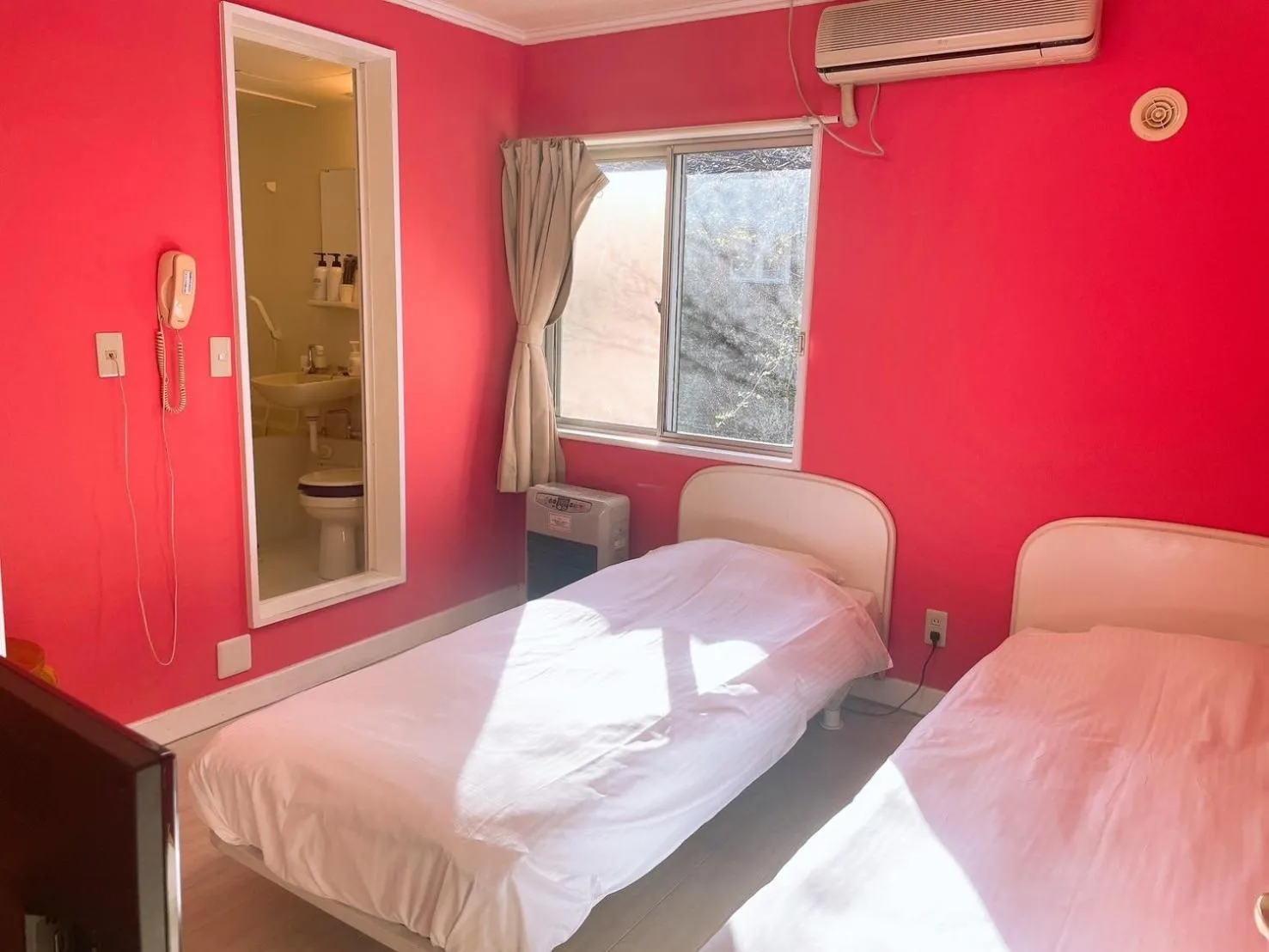 Bed in Karuizawa Pension Sato no Nukumori