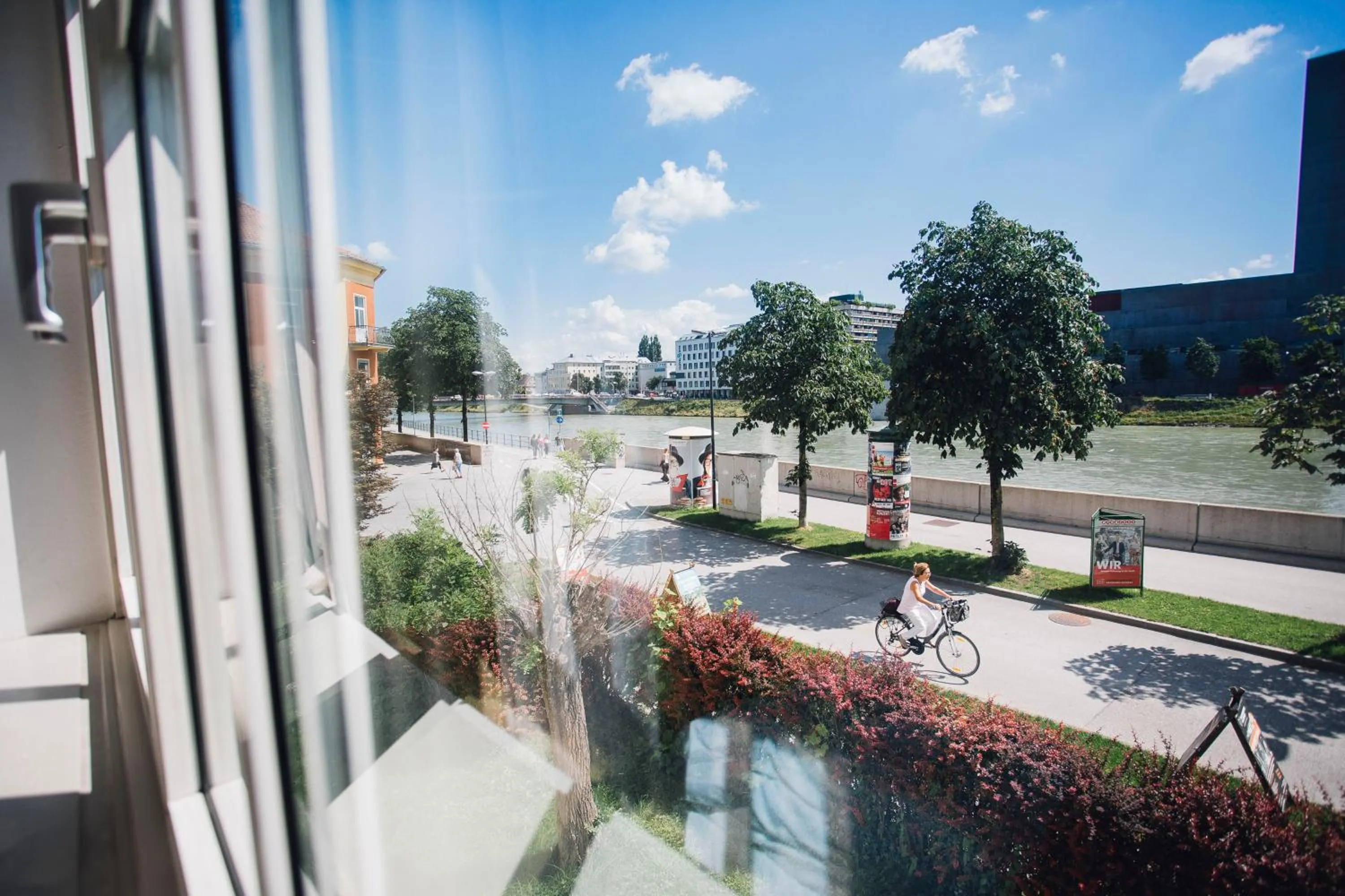 River view in myNext - Riverside Hotel Salzburg