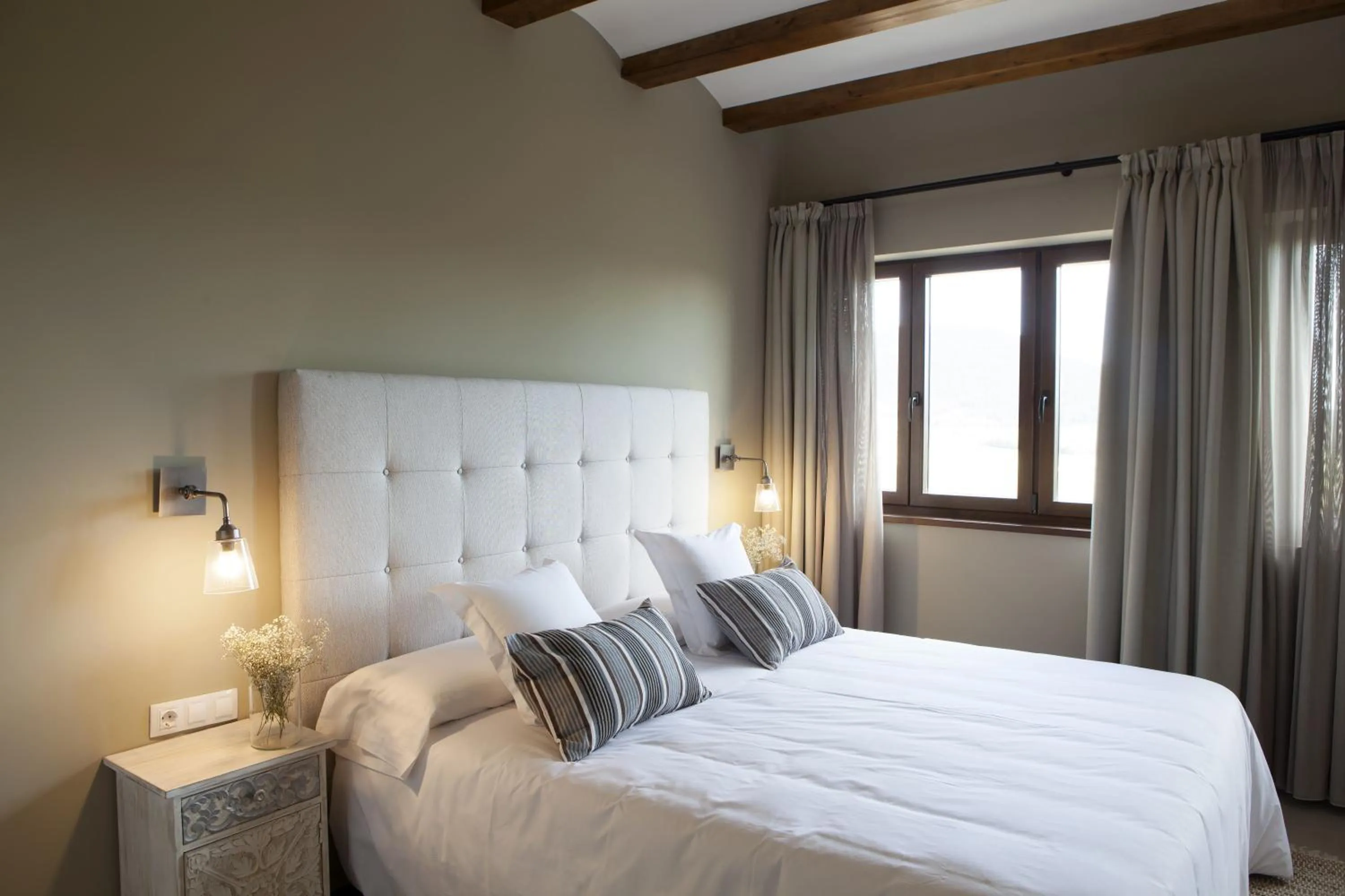 Bed in Hotel Mas De Cebrian