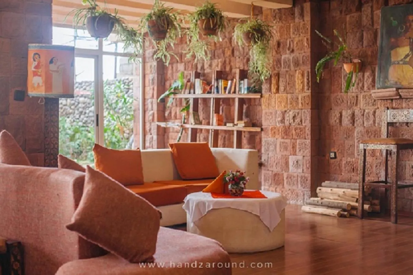 Seating area in Maribela Hotel