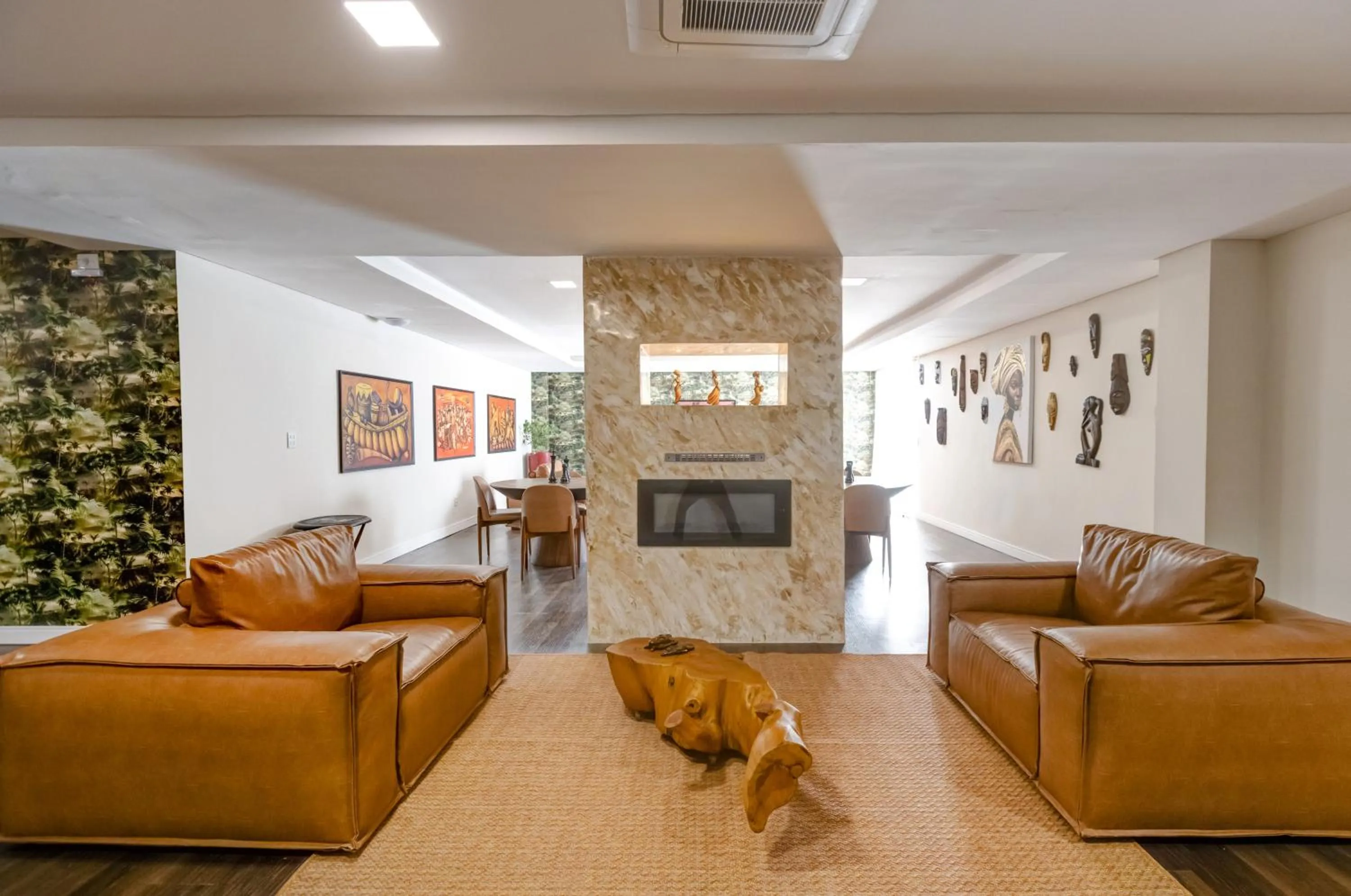 Seating area in Gran Paradiso Campos do Jordão By Ventura OFICIAL