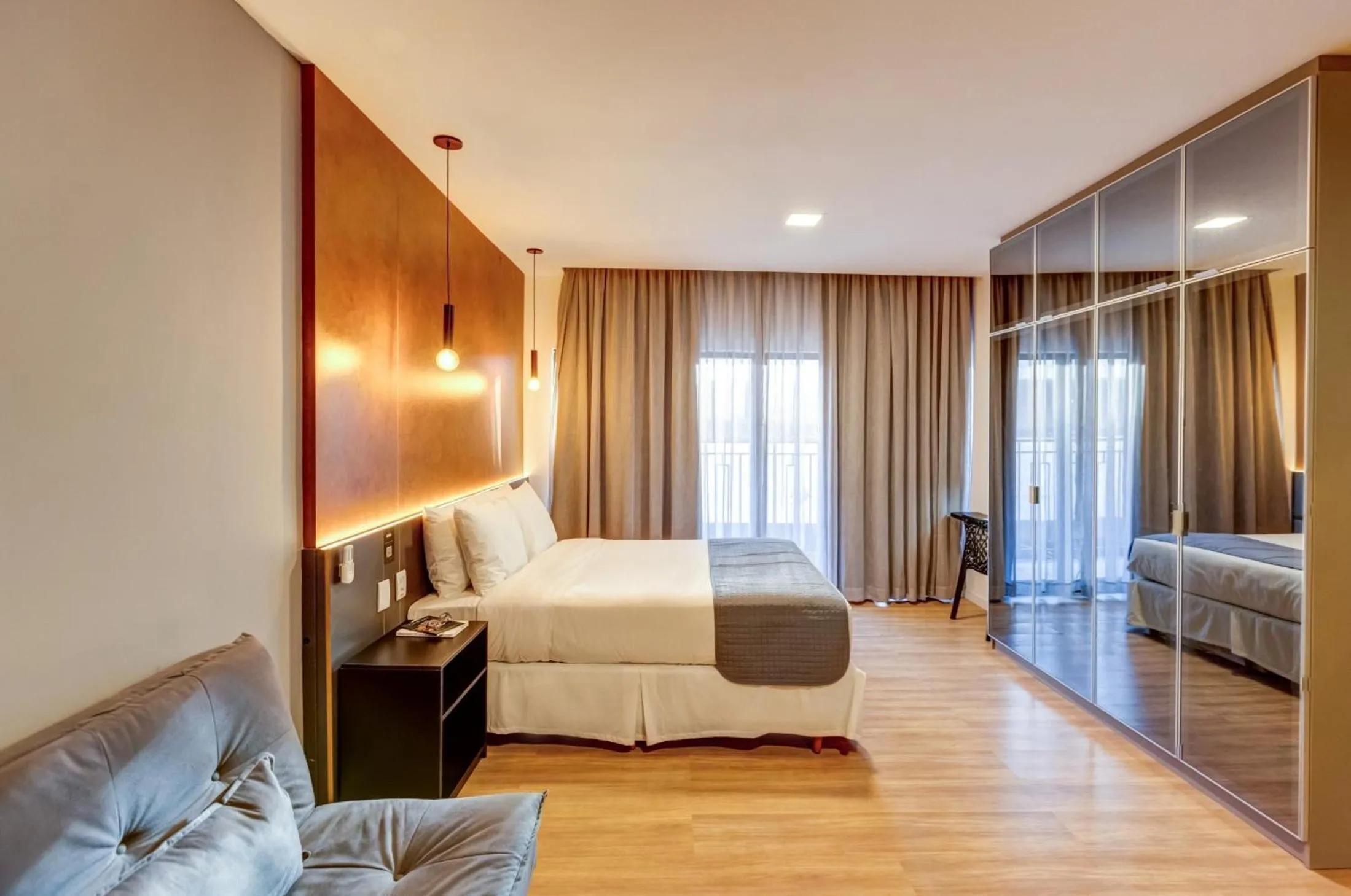 Photo of the whole room, Bed in Gran Paradiso Campos do Jordão By Ventura OFICIAL