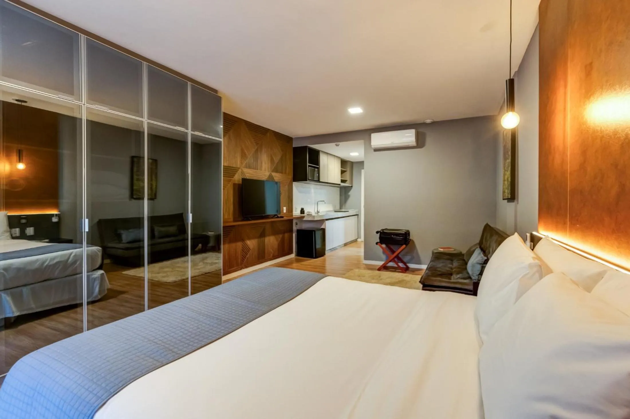 Photo of the whole room, Bed in Gran Paradiso Campos do Jordão By Ventura OFICIAL