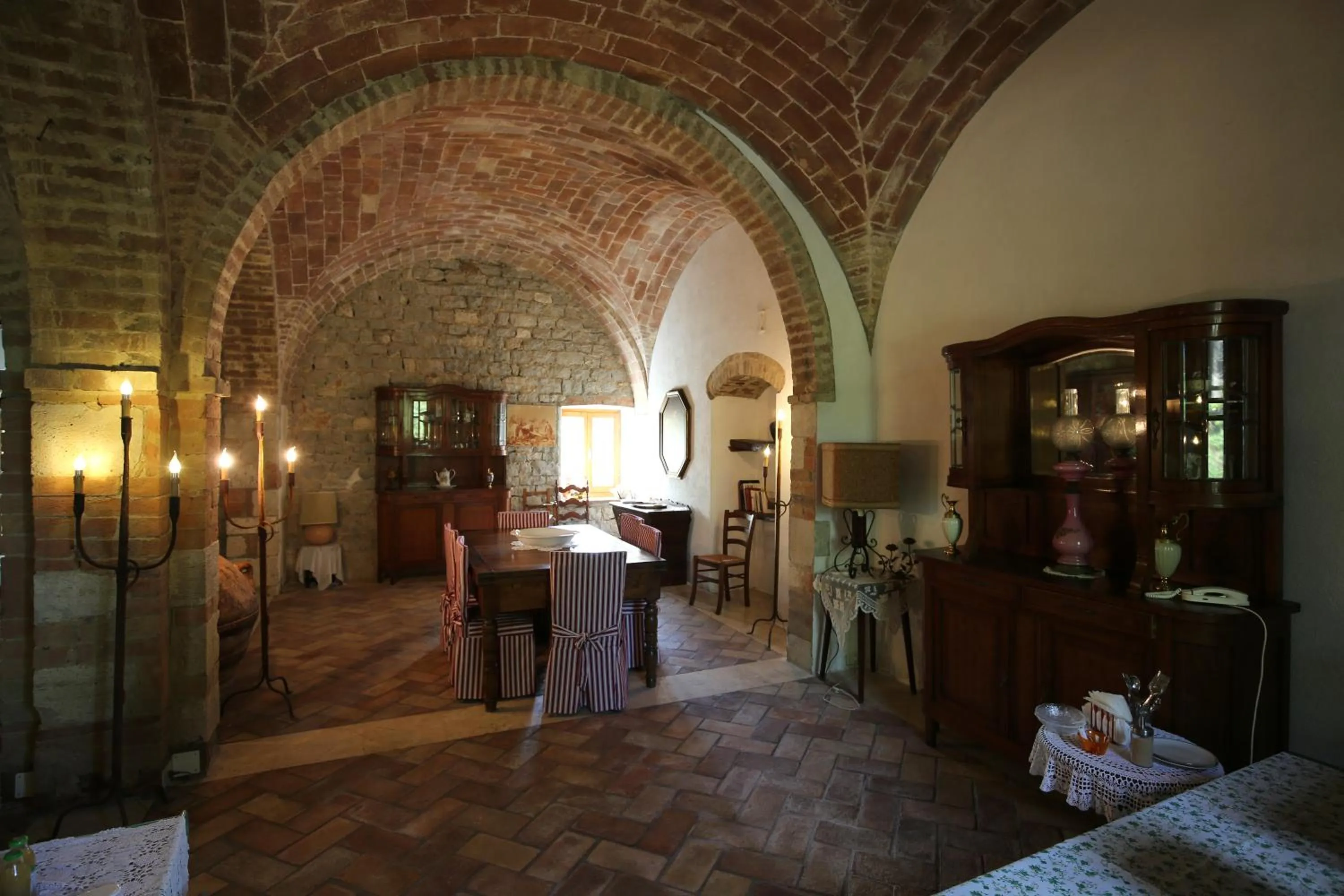 Dining area in Residenza Santa Maria In Borraccia