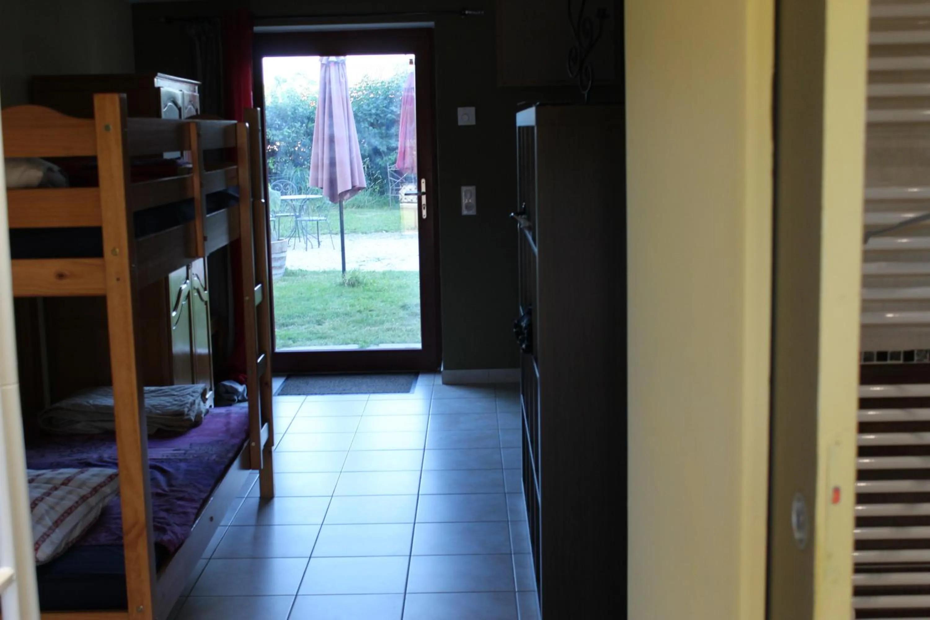 Bed in Le Fauverney Lodge