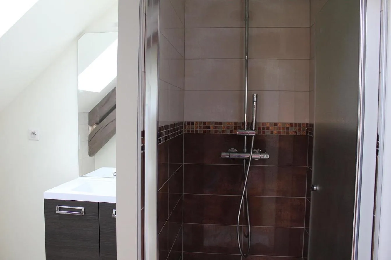 Shower in Le Fauverney Lodge