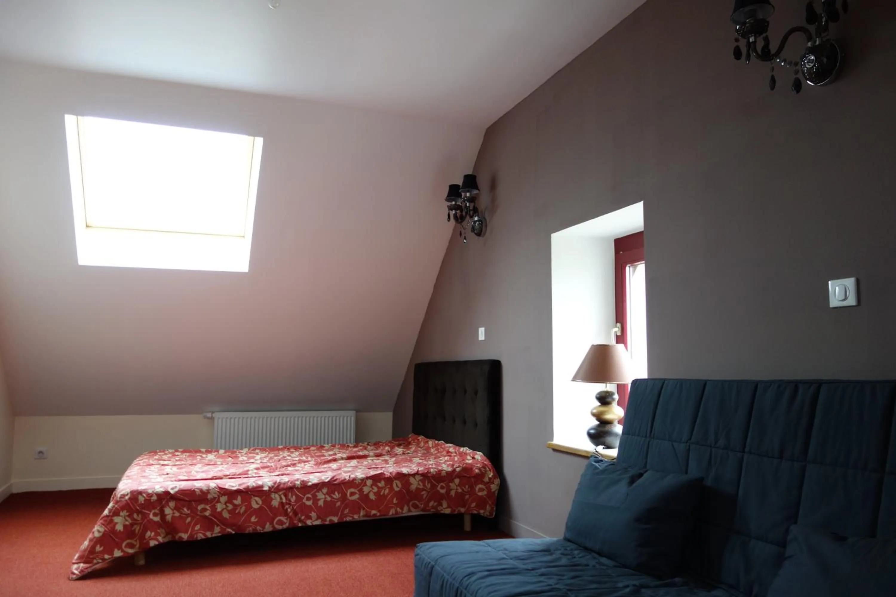 Bed in Le Fauverney Lodge