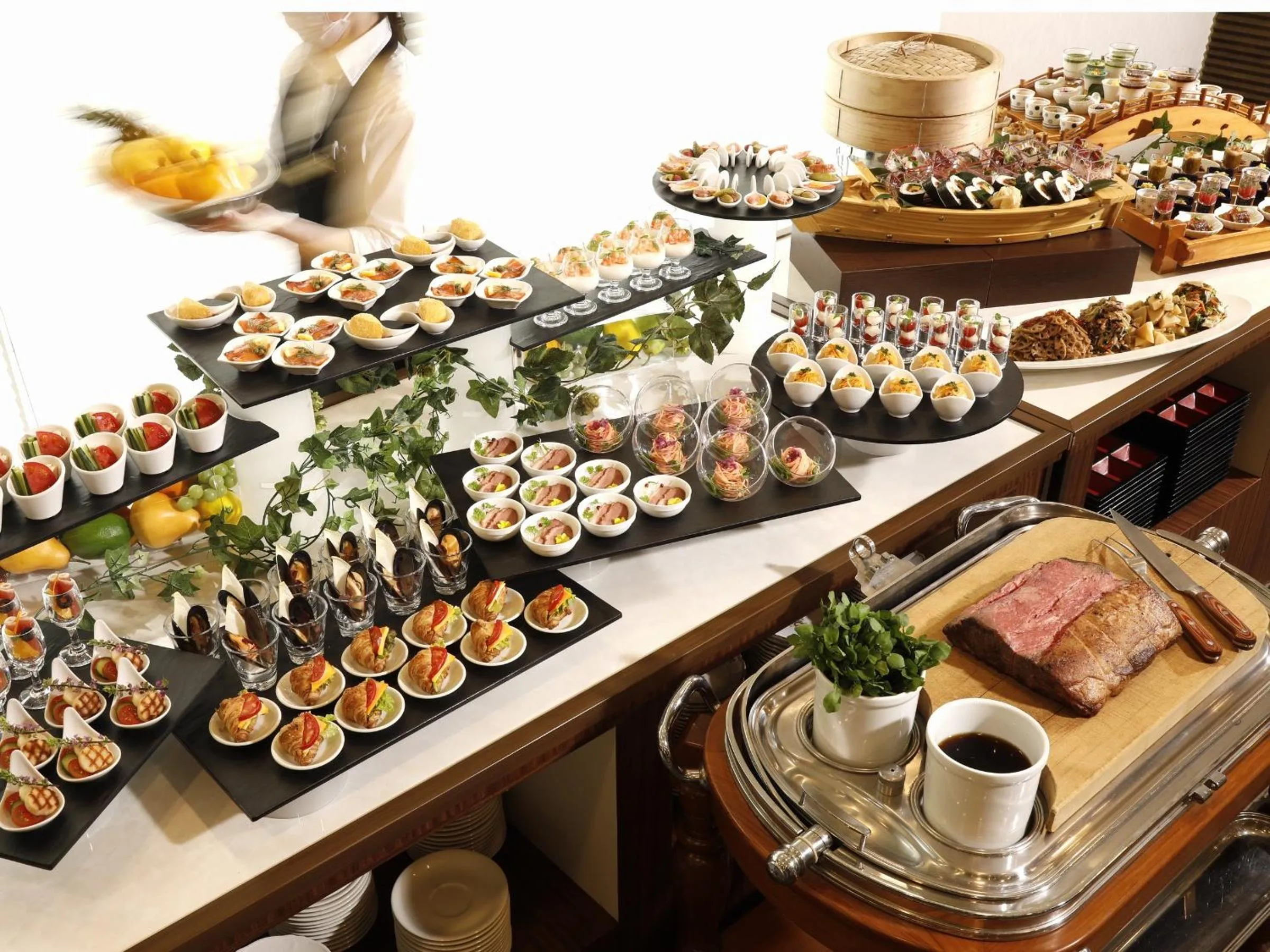 Food and drinks in ホテル京都エミナースManyonoyuHotelKyotoEminence