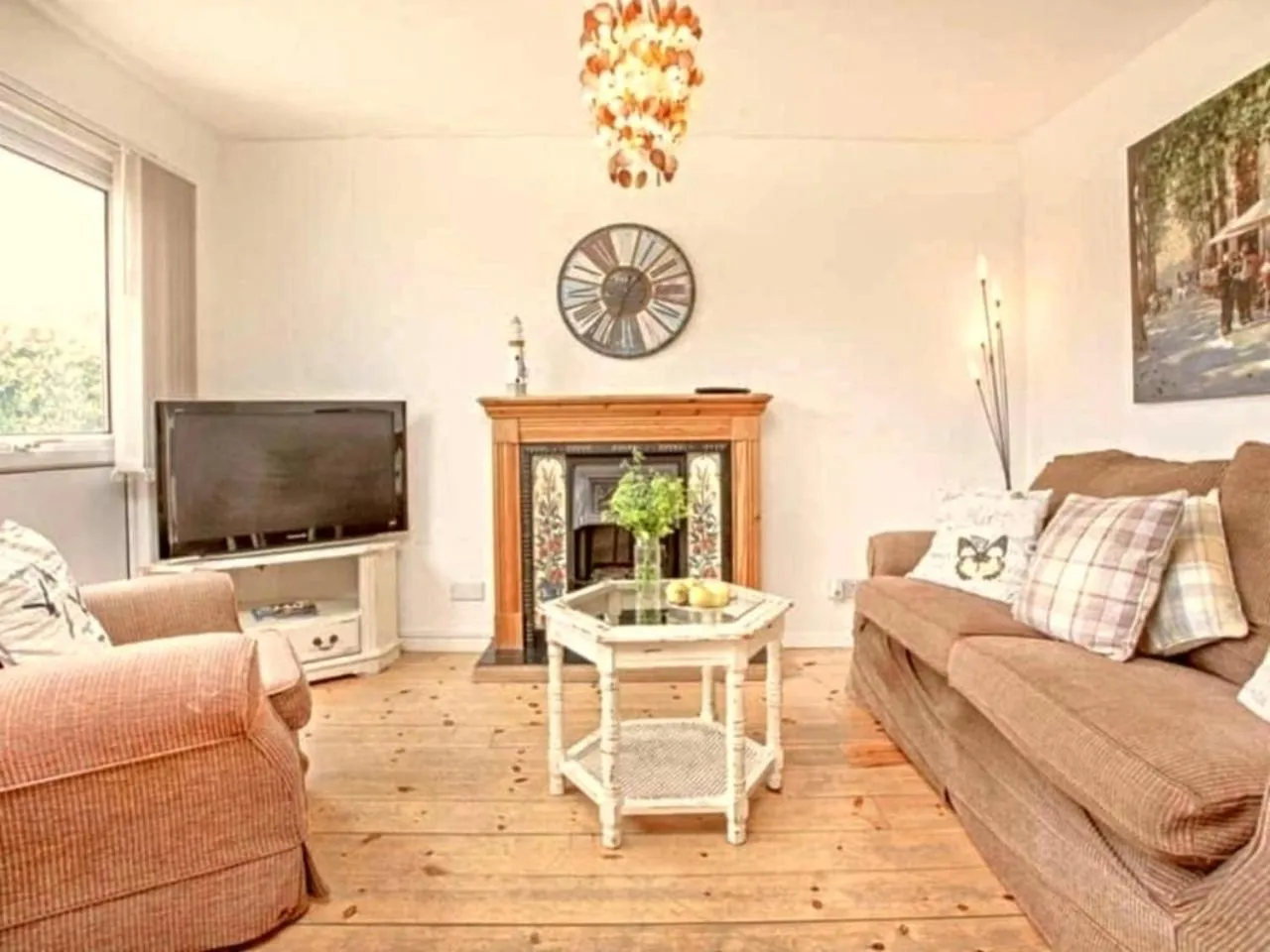 Living room in Dawlish Warren Holidays