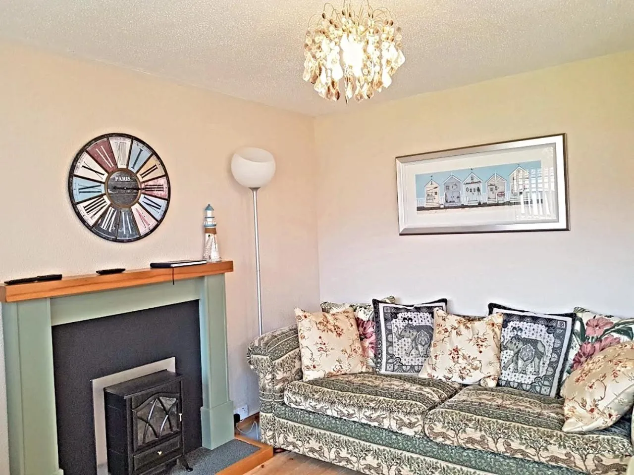 Living room in Dawlish Warren Holidays