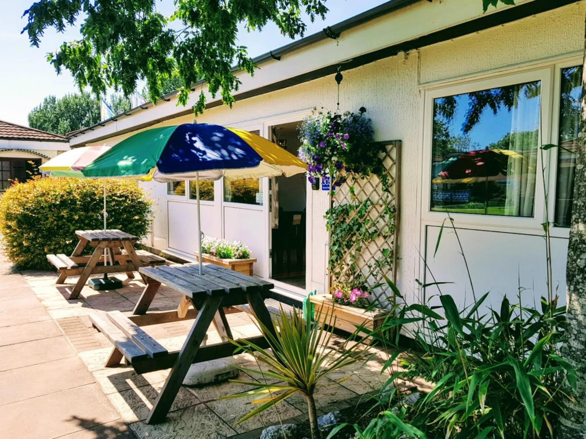 Patio in Dawlish Warren Holidays