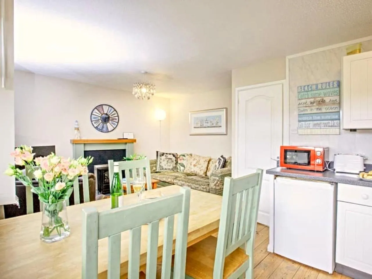 Living room in Dawlish Warren Holidays