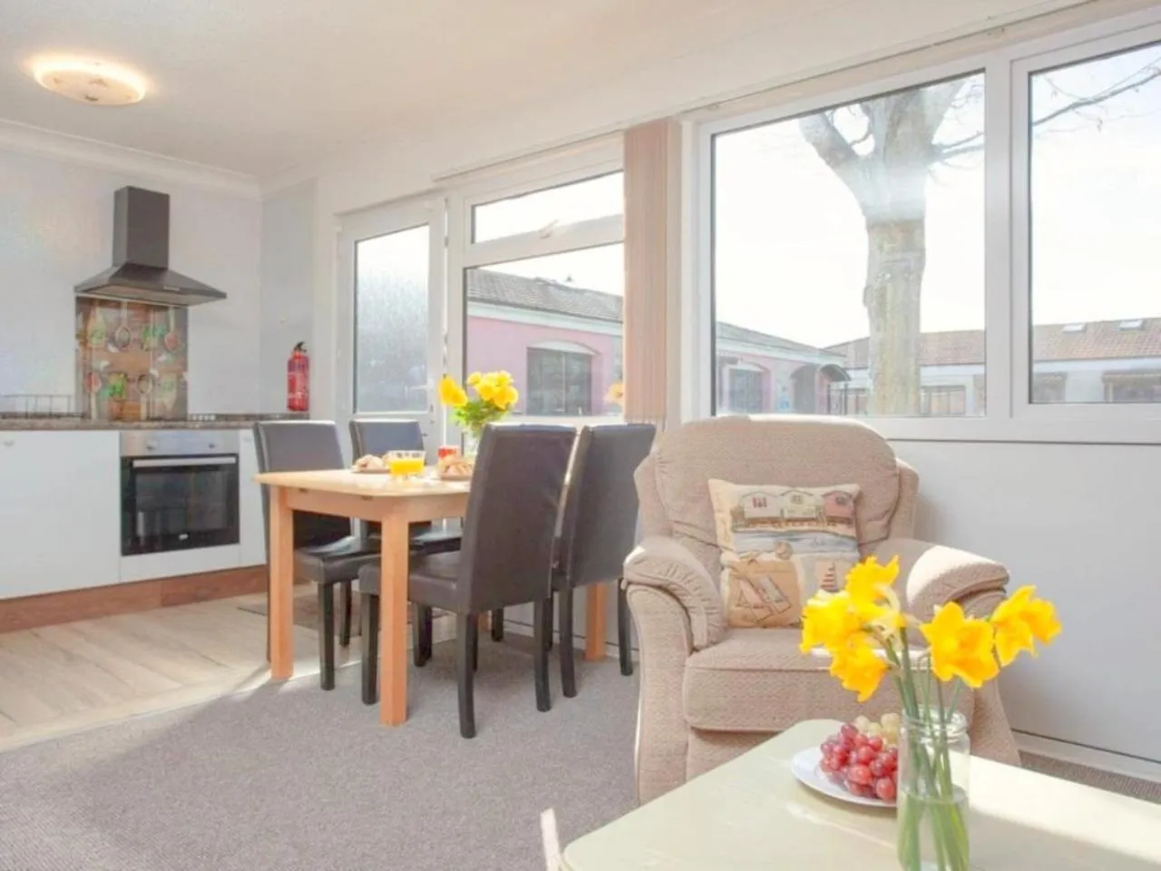 Living room in Dawlish Warren Holidays