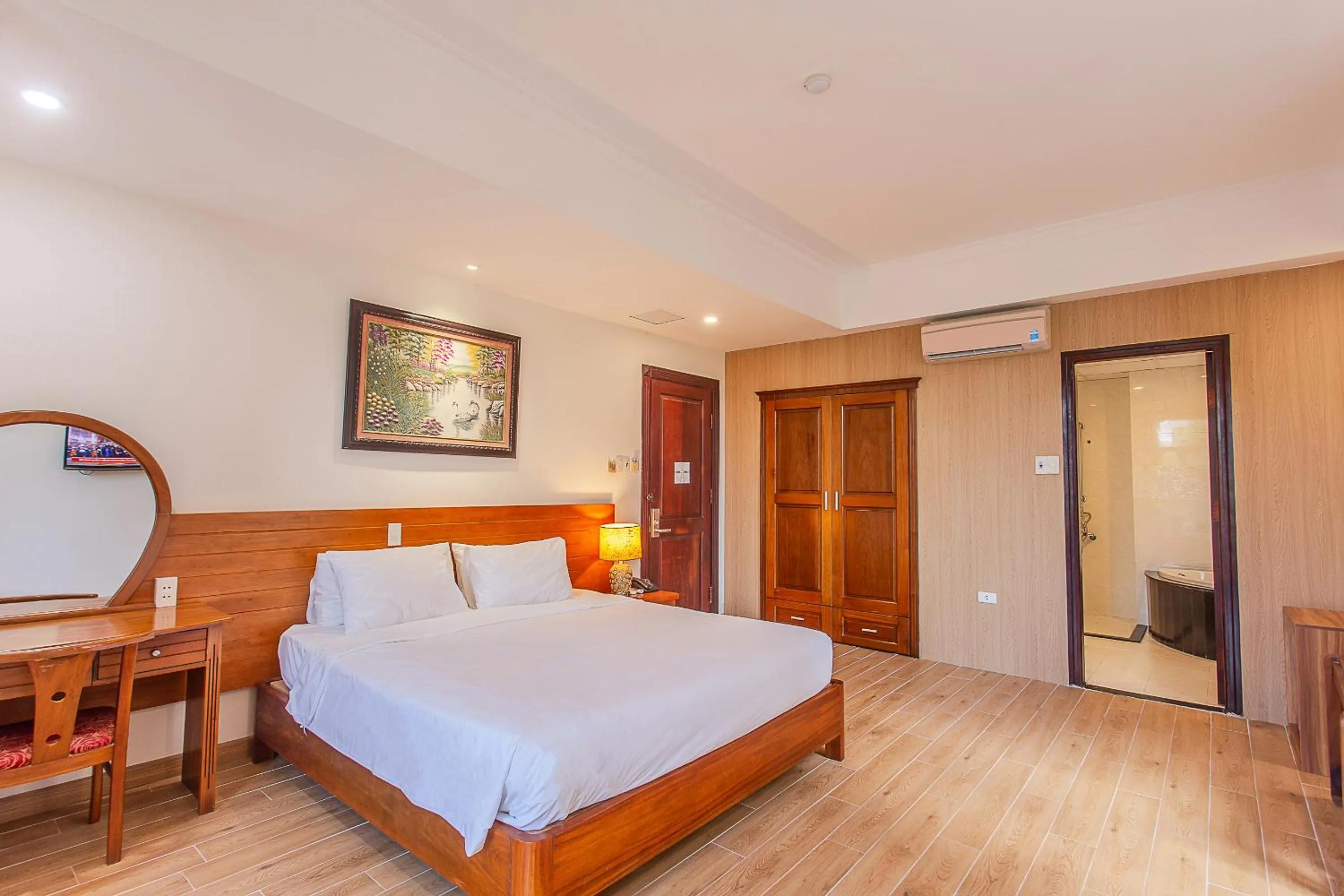 Bed in Seavitel Danang Beach Hotel