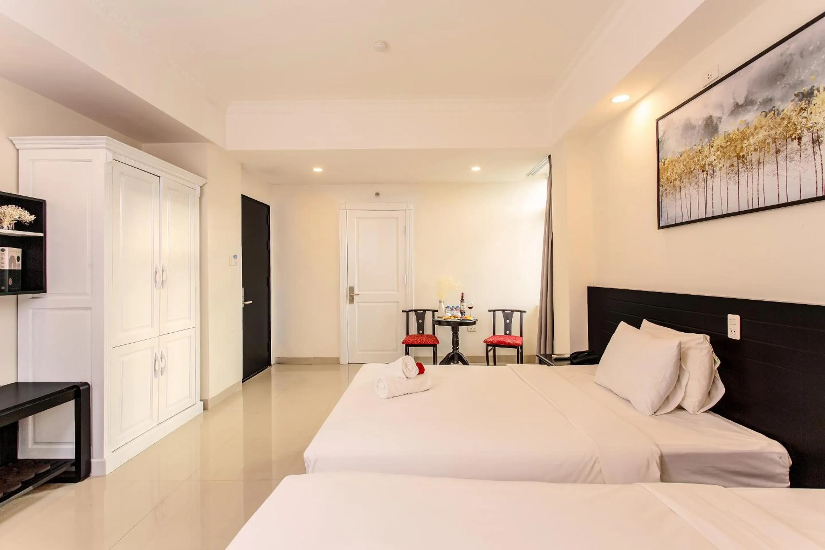 Bed in Seavitel Danang Beach Hotel