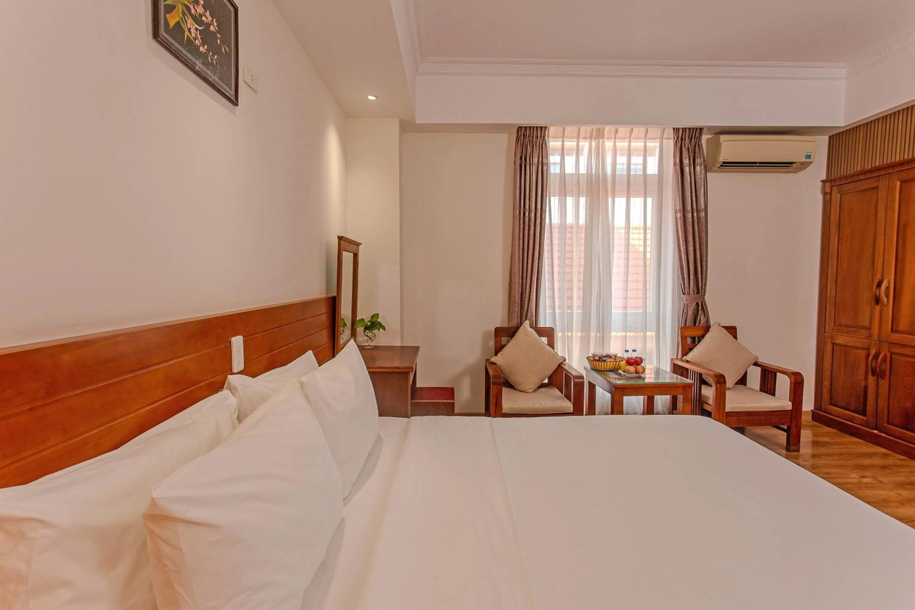 Bed in Seavitel Danang Beach Hotel